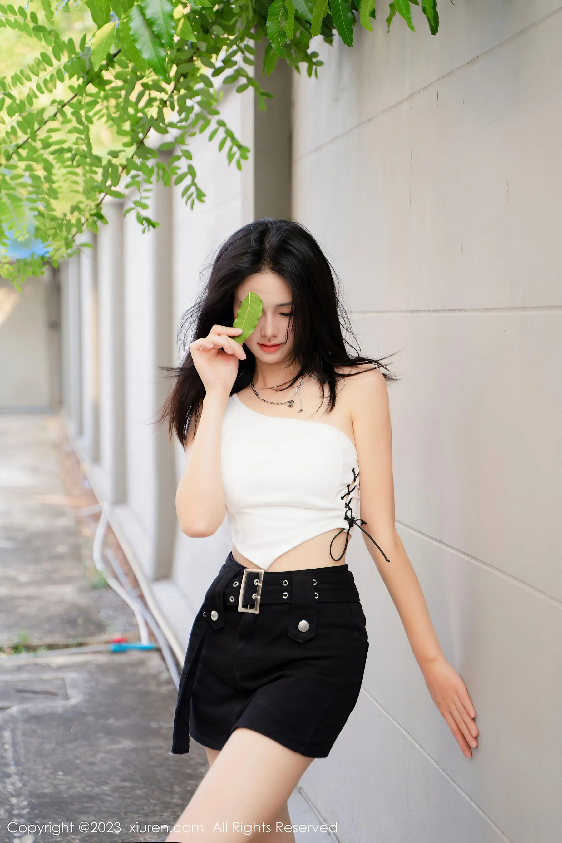  秀人网 No.6798 艾希儿 清爽美腿第18张