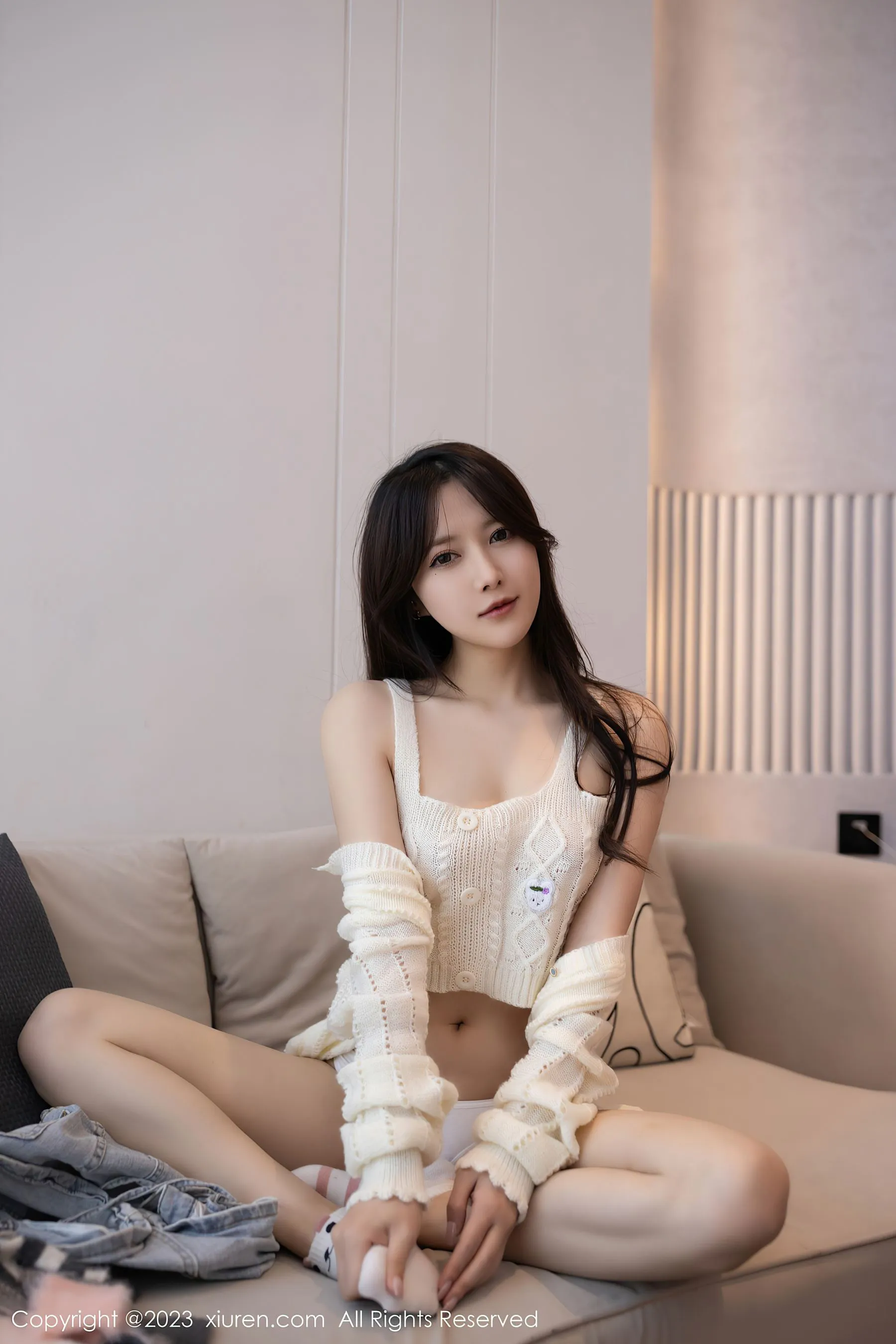  秀人网 No.6216 鱼子酱Fish 牛仔裤美臀第2张