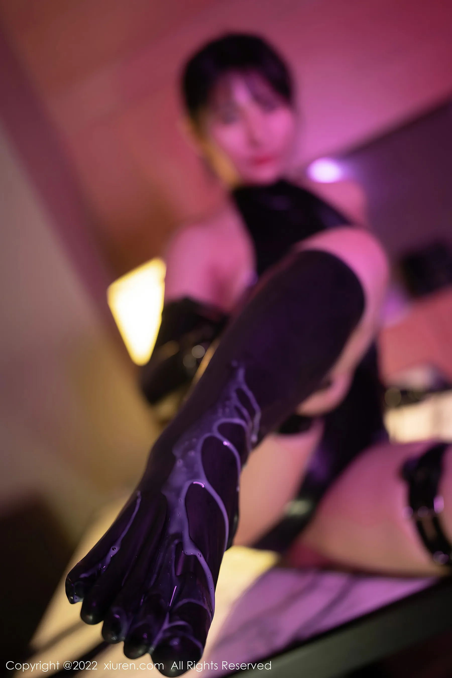 秀人网 No.4873 久久Aimee 皮衣美臀写真第11张