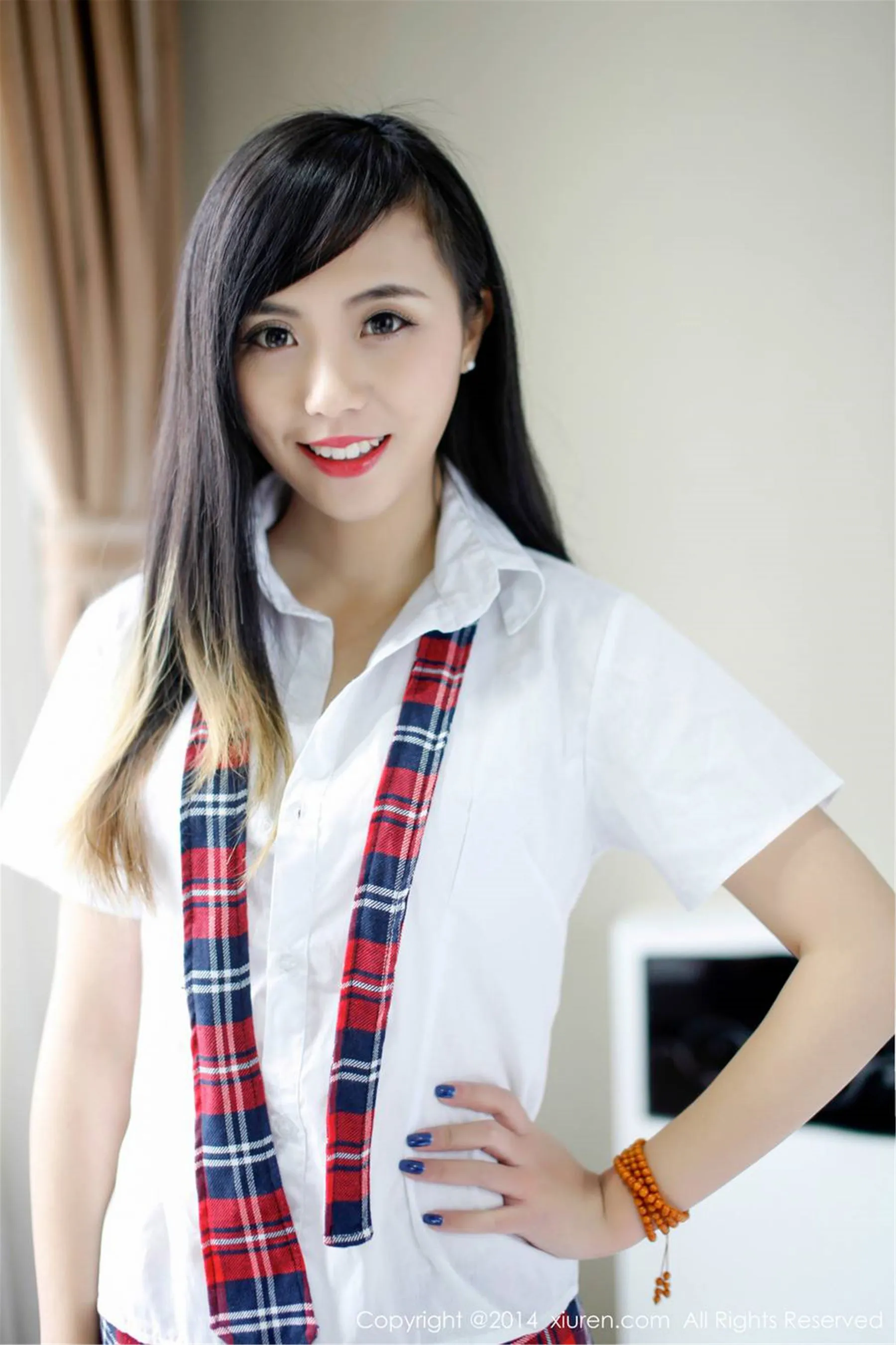  甜美新人模特：谢忱倬 秀人网 No.254第5张