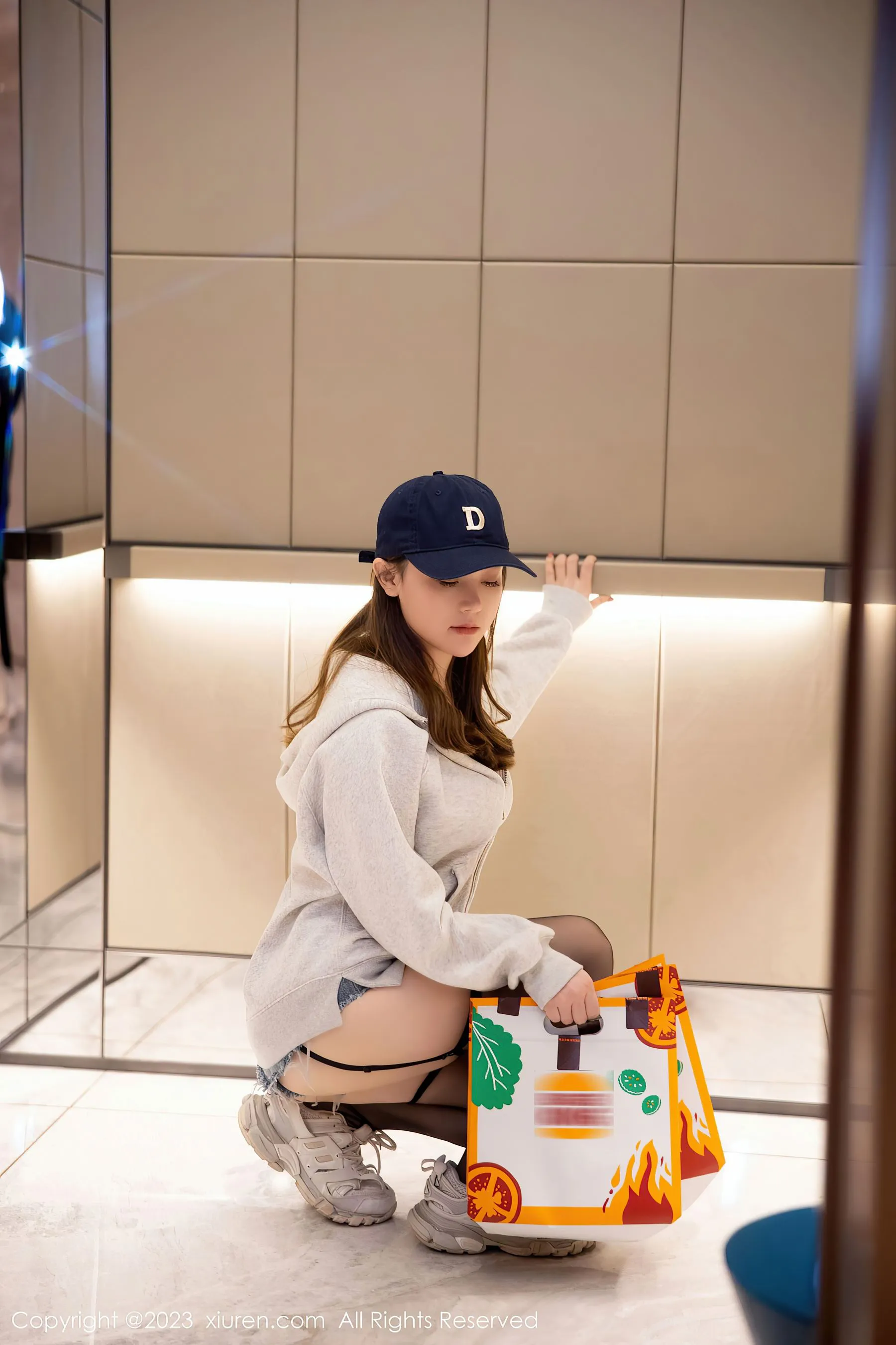  秀人网 No.6155 豆瓣酱 黑丝美臀第14张