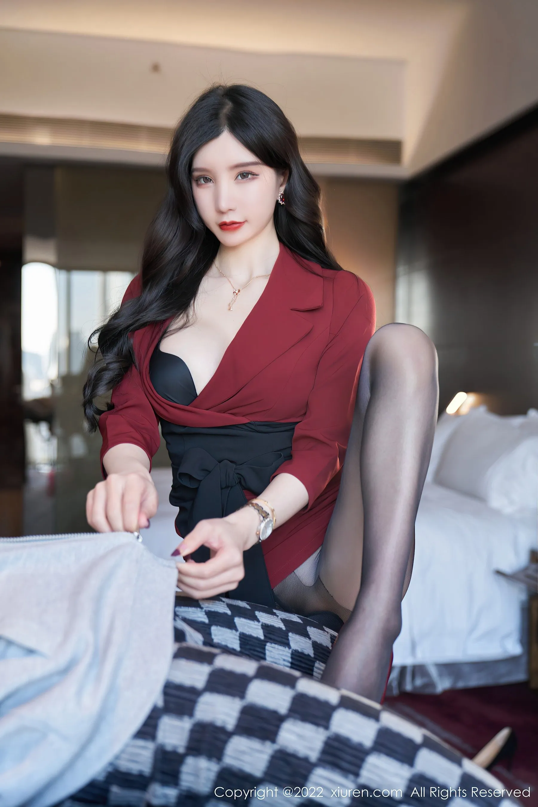 秀人网 No.4877 周于希Sally 美腿黑丝外围约啪第23张