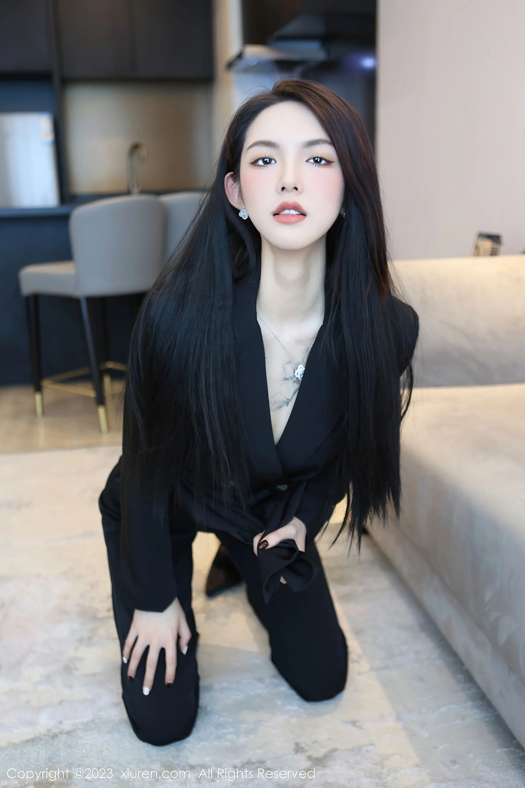  秀人网 No.6576 乔一一 黑丝美腿第20张