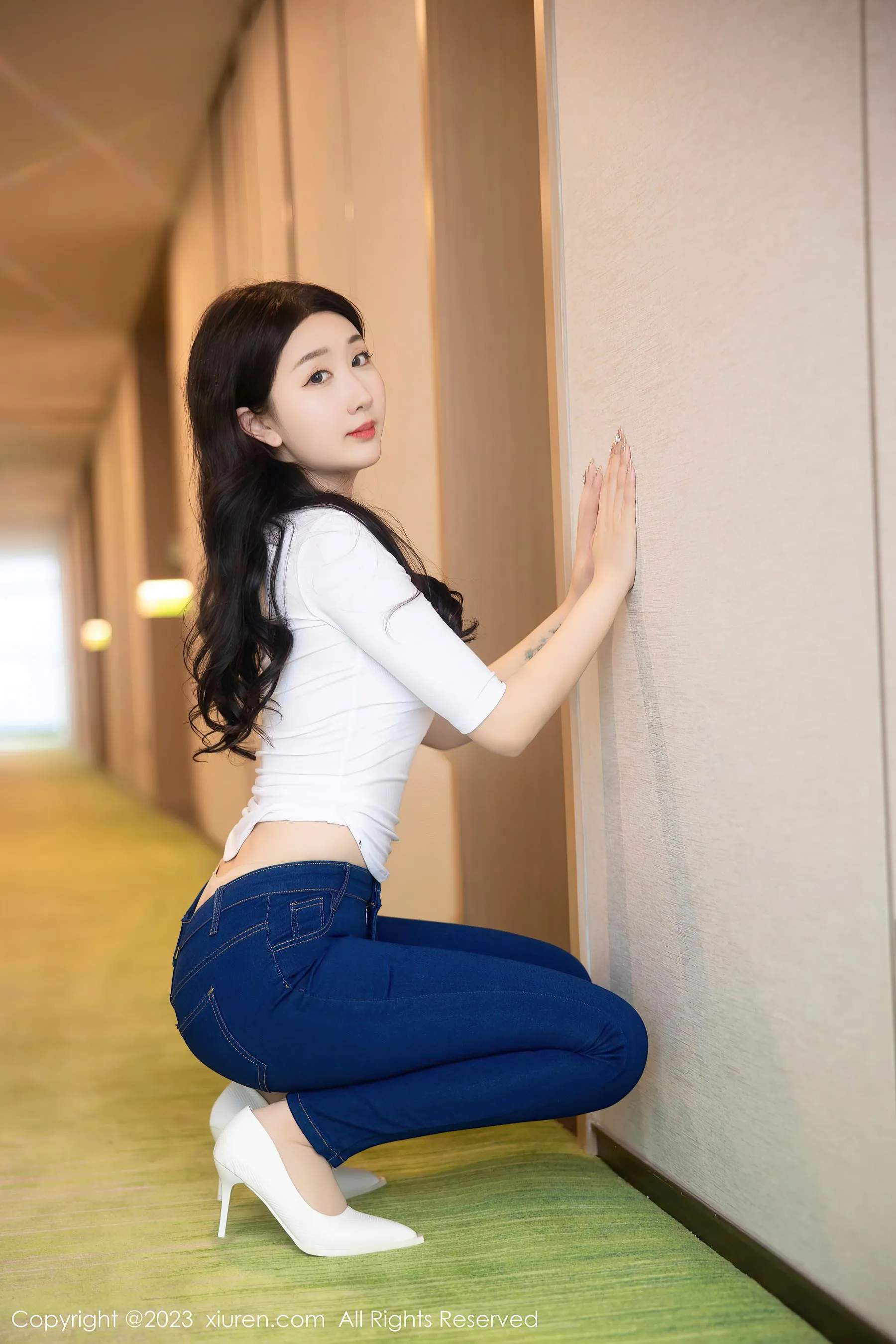 秀人网 No.6570 江真真 牛仔裤美臀第15张