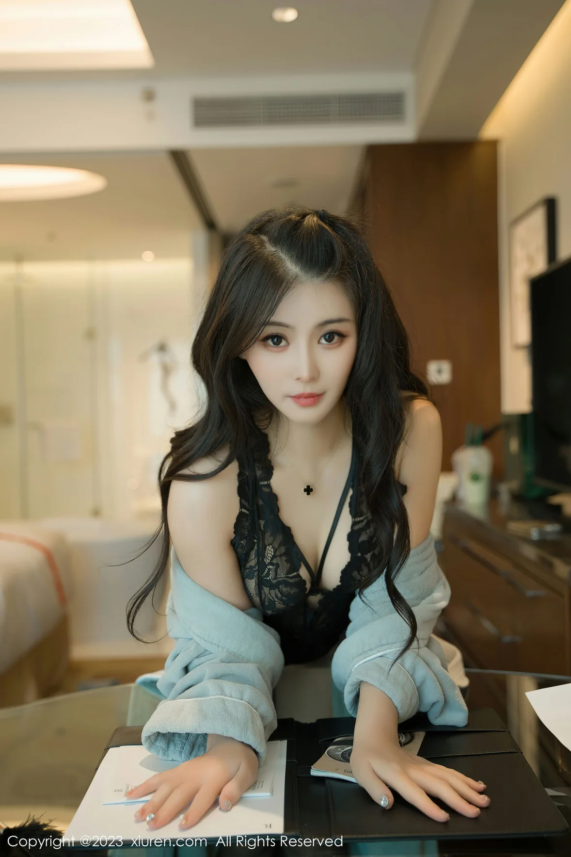  XiuRen 秀人 No.7107 柒喜小baby 蕾丝情趣性感写真 [57P]第6张