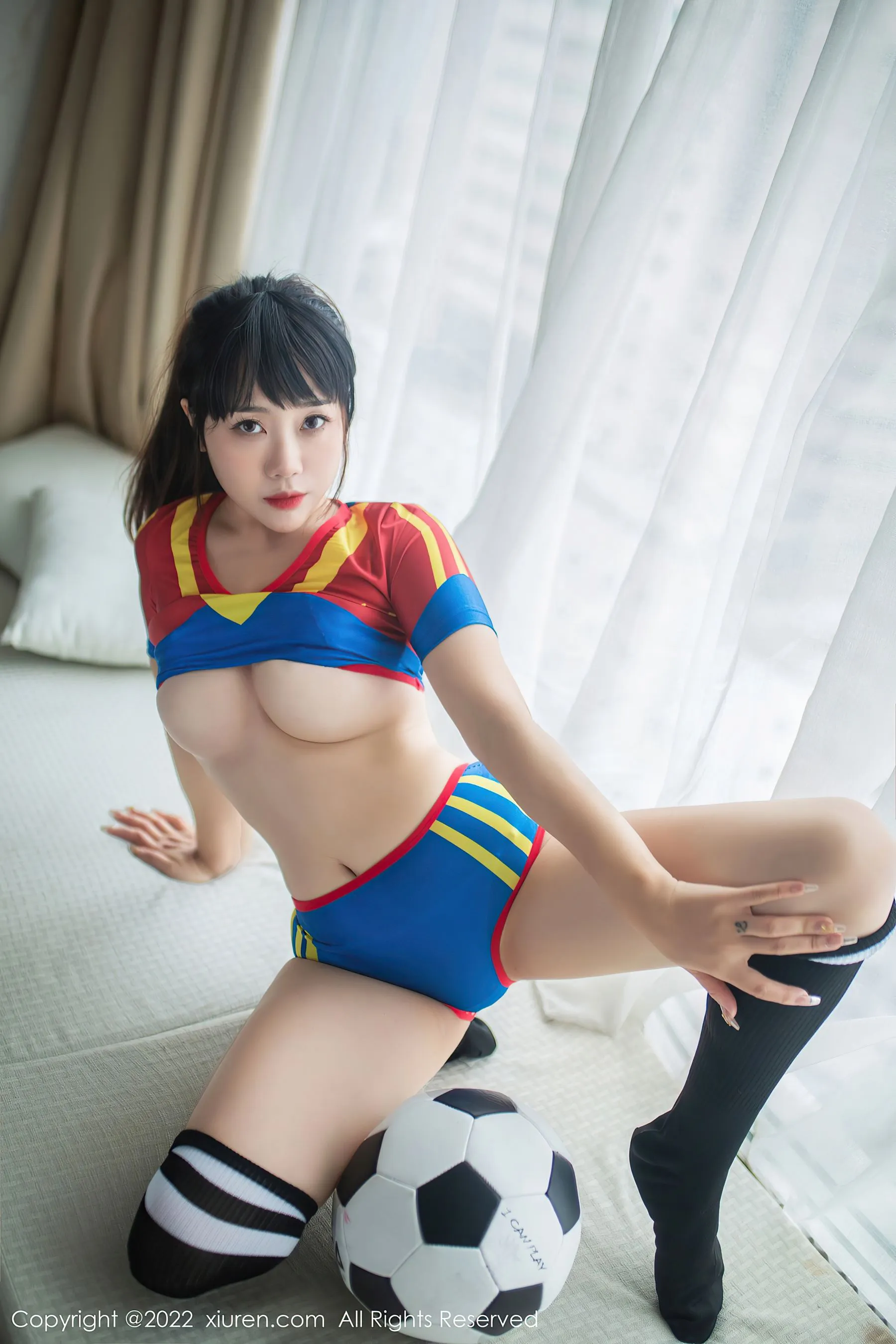  秀人网 No.5974 严利娅Yuliya 足球美臀第4张