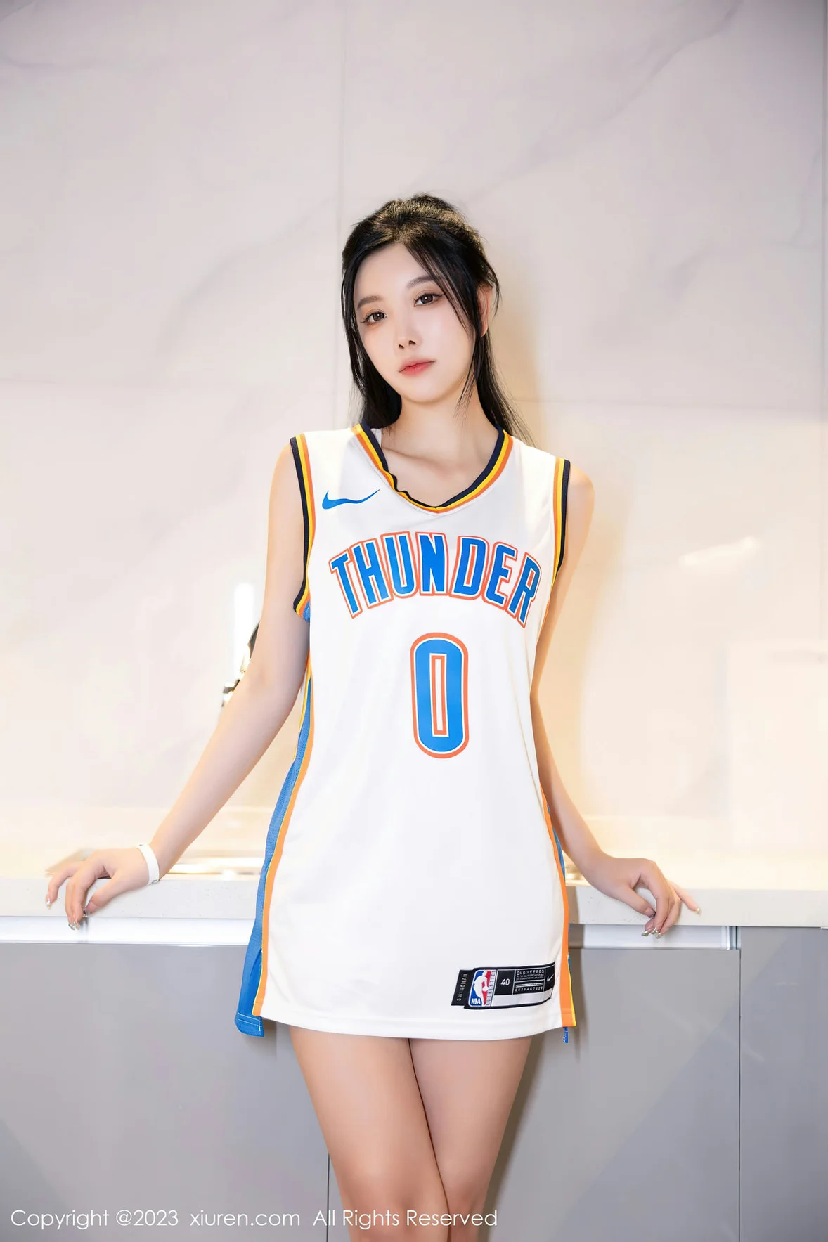  XiuRen 秀人 No.7304 杨晨晨Yome 白色运动服浙江安吉旅拍 [87P]第1张