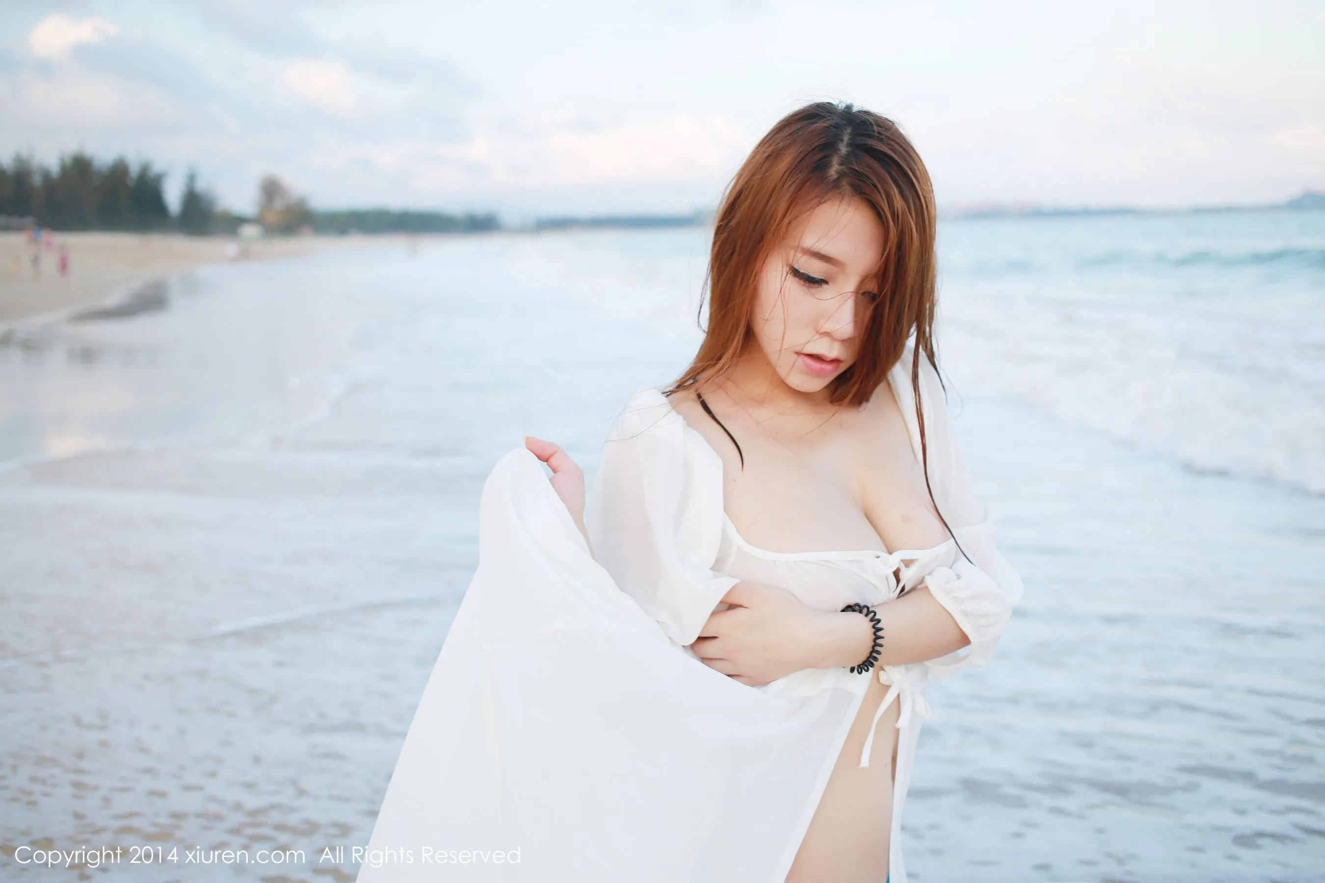  Vetiver嘉宝贝儿《三亚海边风情》 秀人网 No.165第6张