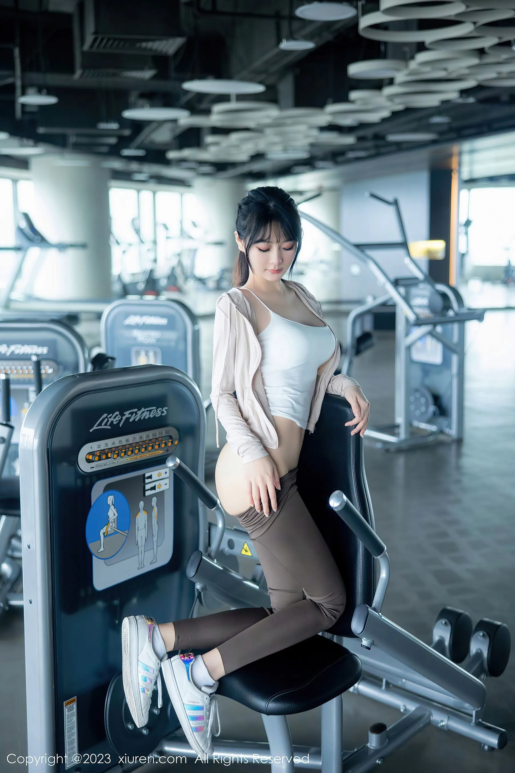  秀人网 No.6683 幼幼 健身美腿第11张