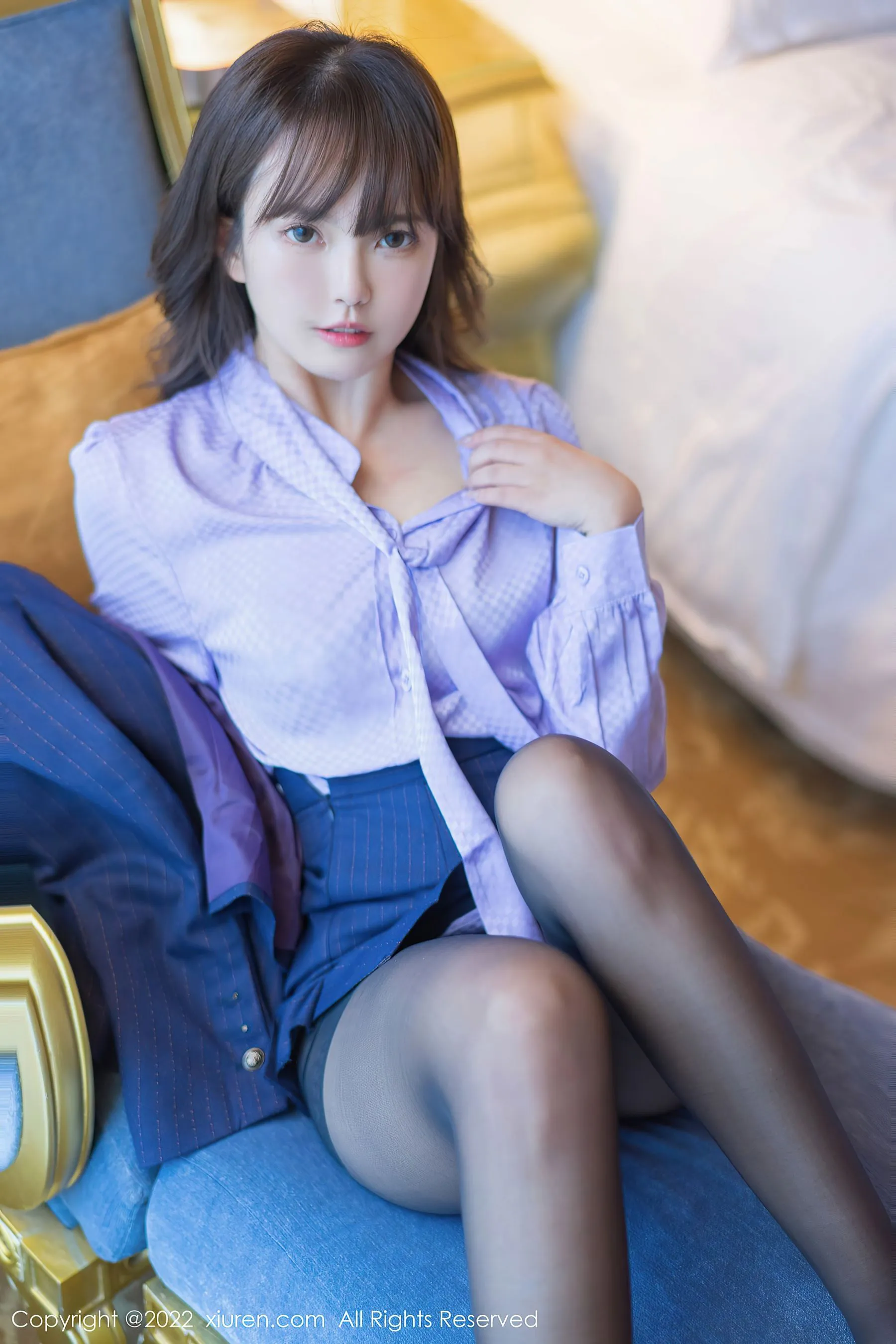  秀人网 No.5201 张思允Nice 黑丝美腿第22张