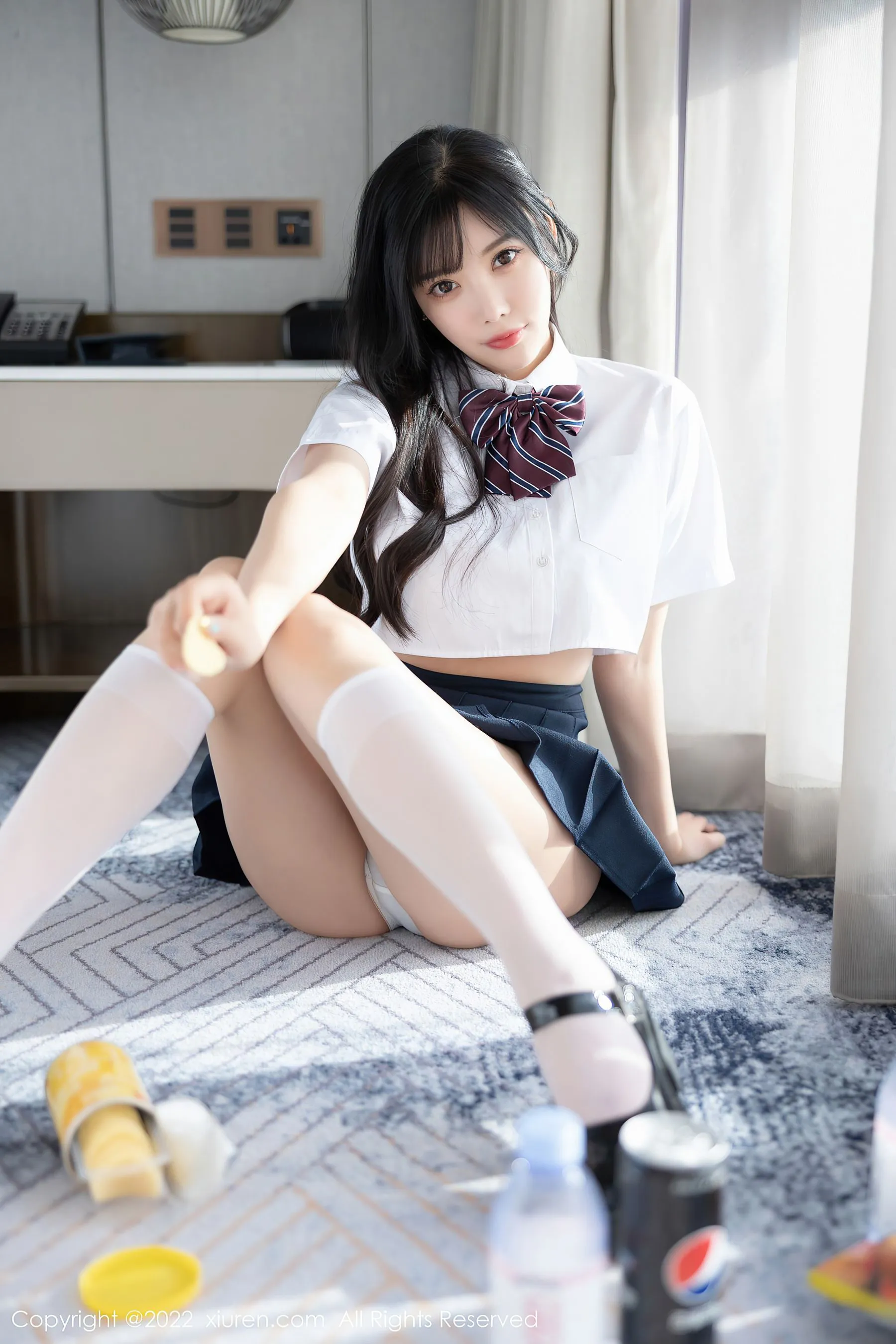  秀人网 No.5338 杨晨晨 校园制服诱惑第23张
