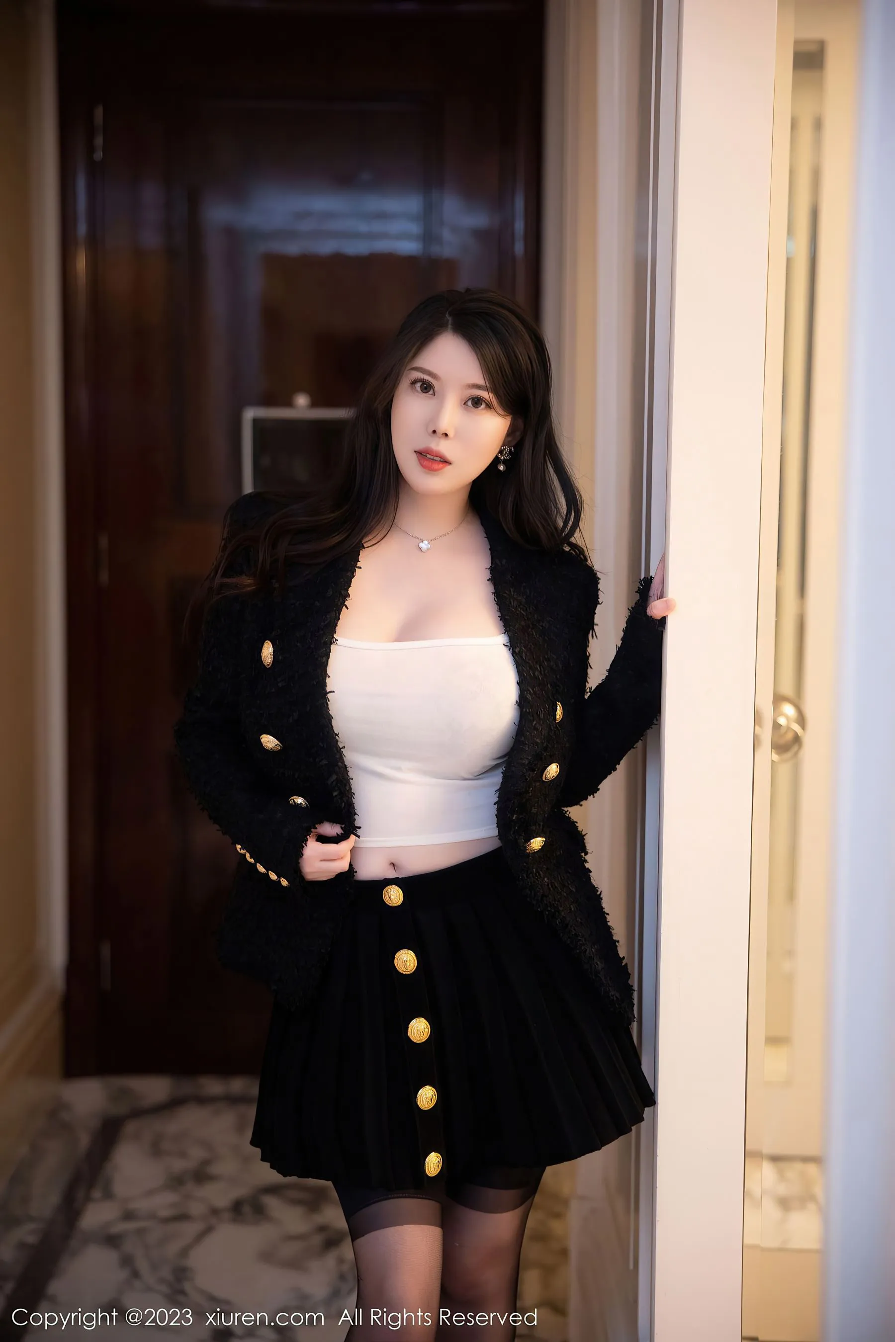  秀人网 No.6147 白茹雪 黑丝美臀第21张