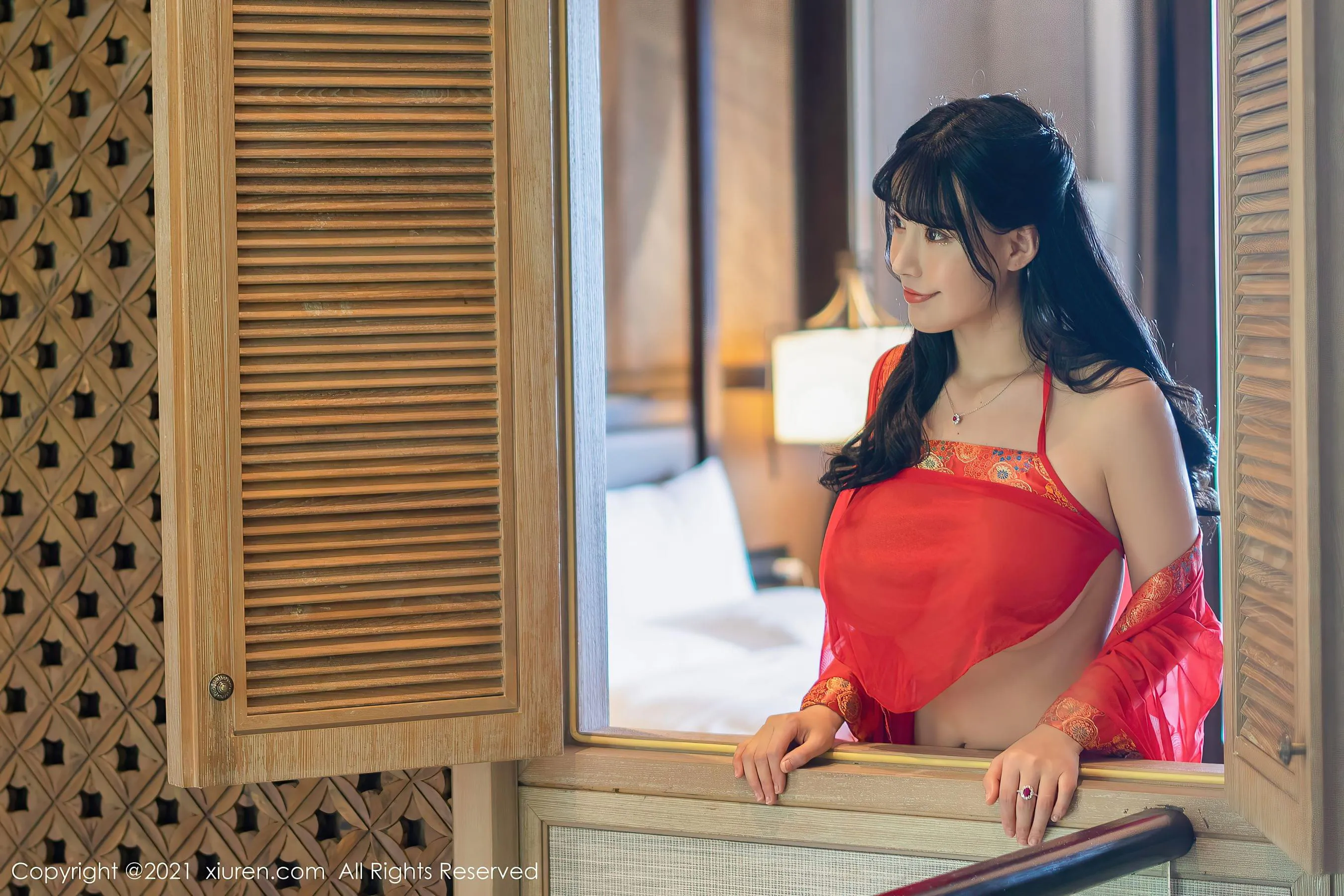  秀人 No.3322 朱可儿Flower第6张