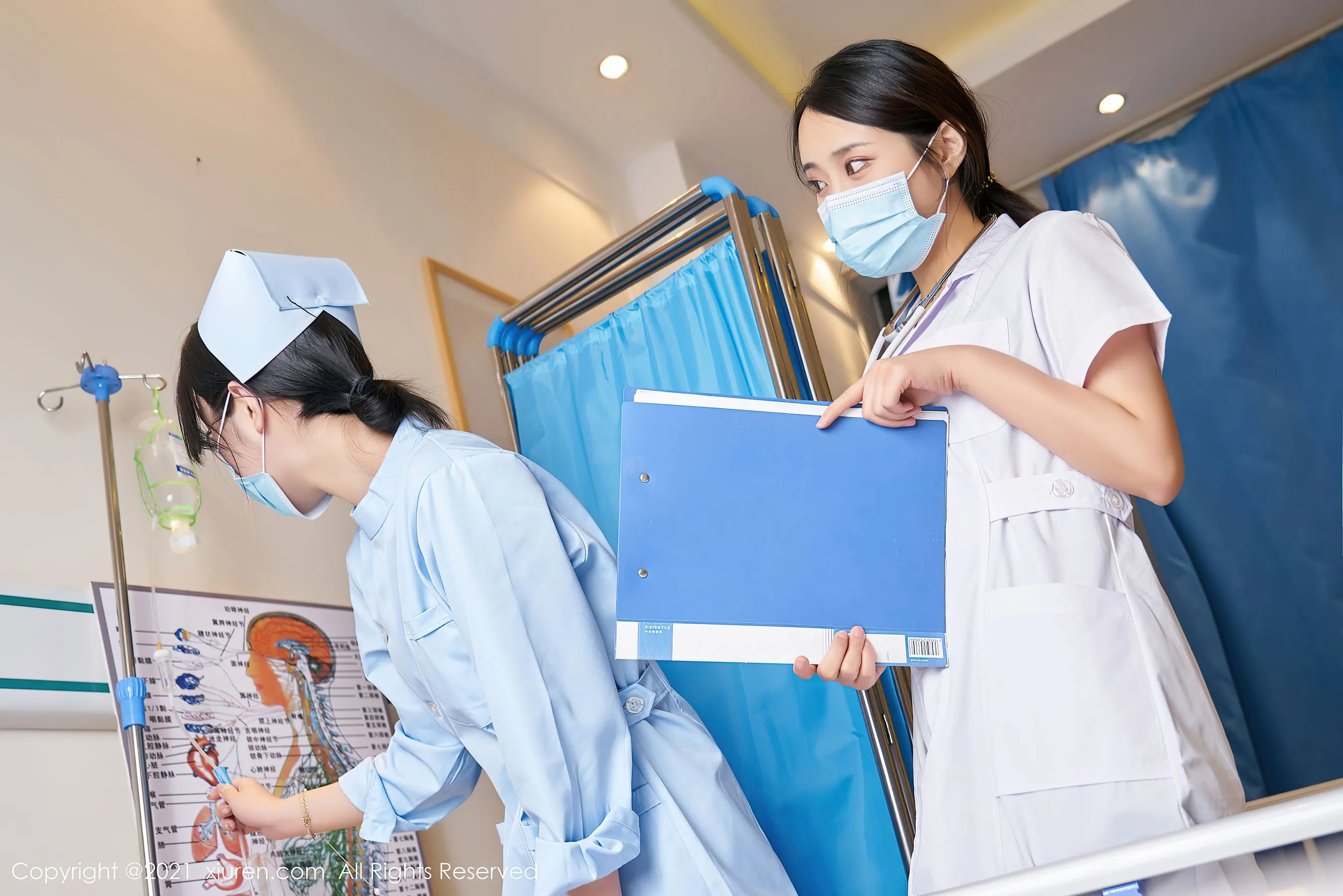  秀人 No.3060 @九月生&@林子欣Freya第3张