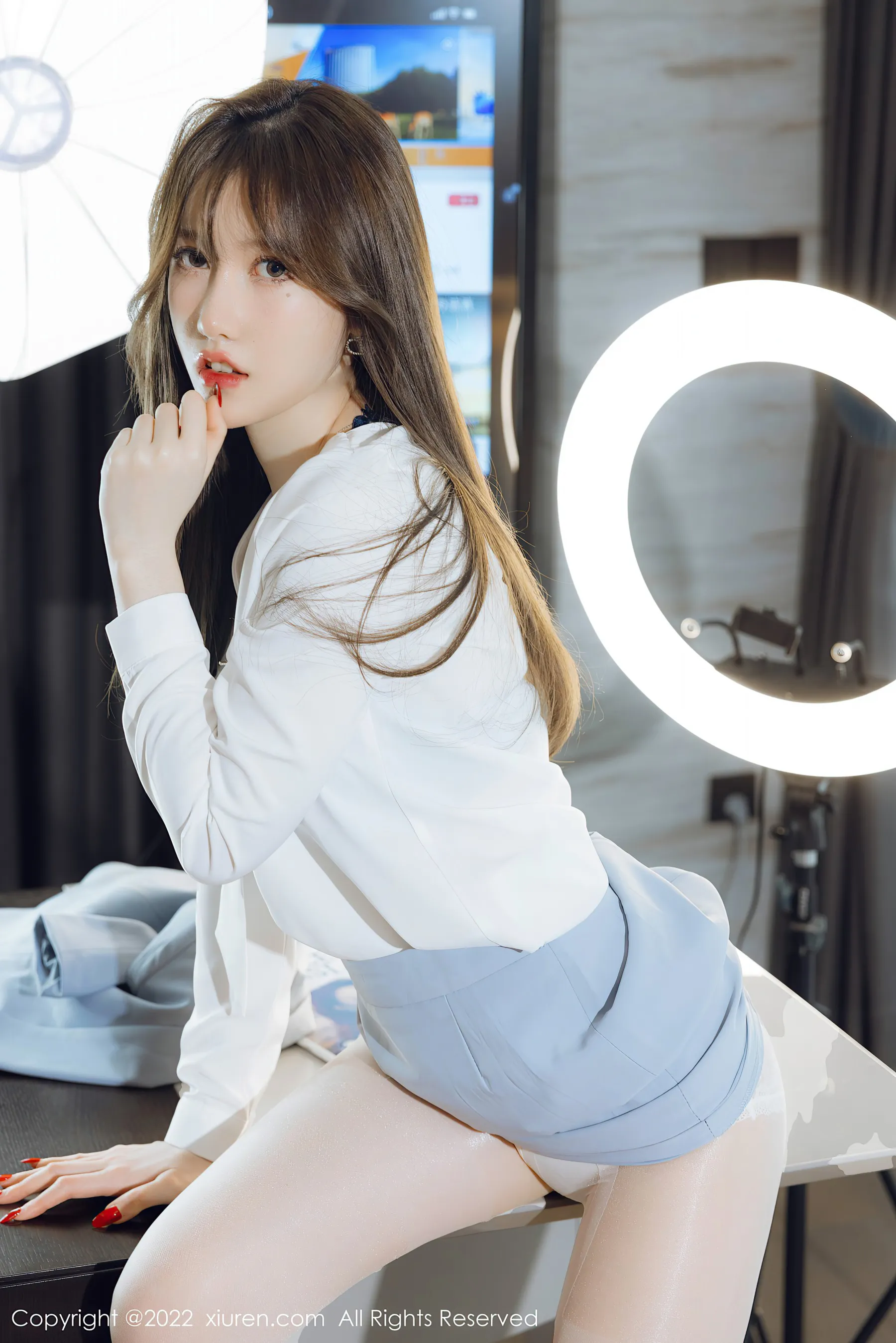  秀人网 No.4658 美桃酱 丝袜美臀第16张