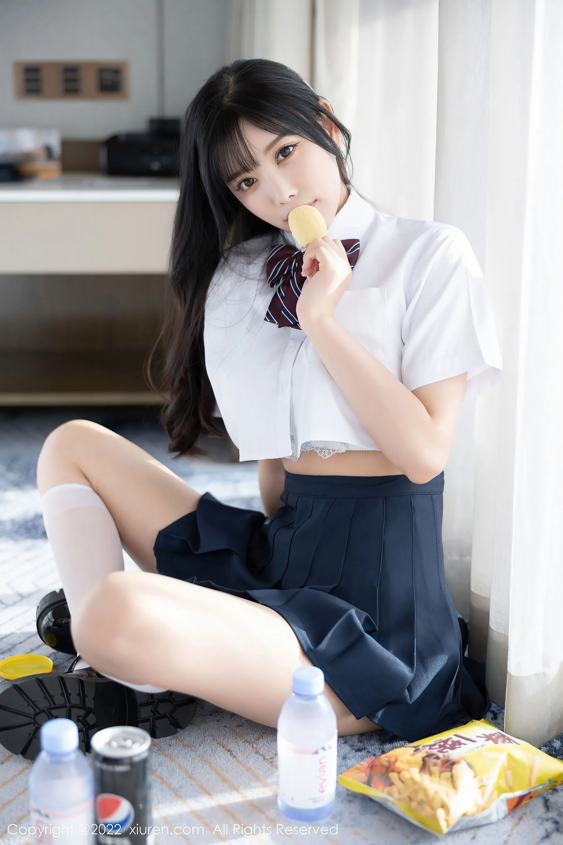  秀人网 No.5338 杨晨晨 校园制服诱惑第20张