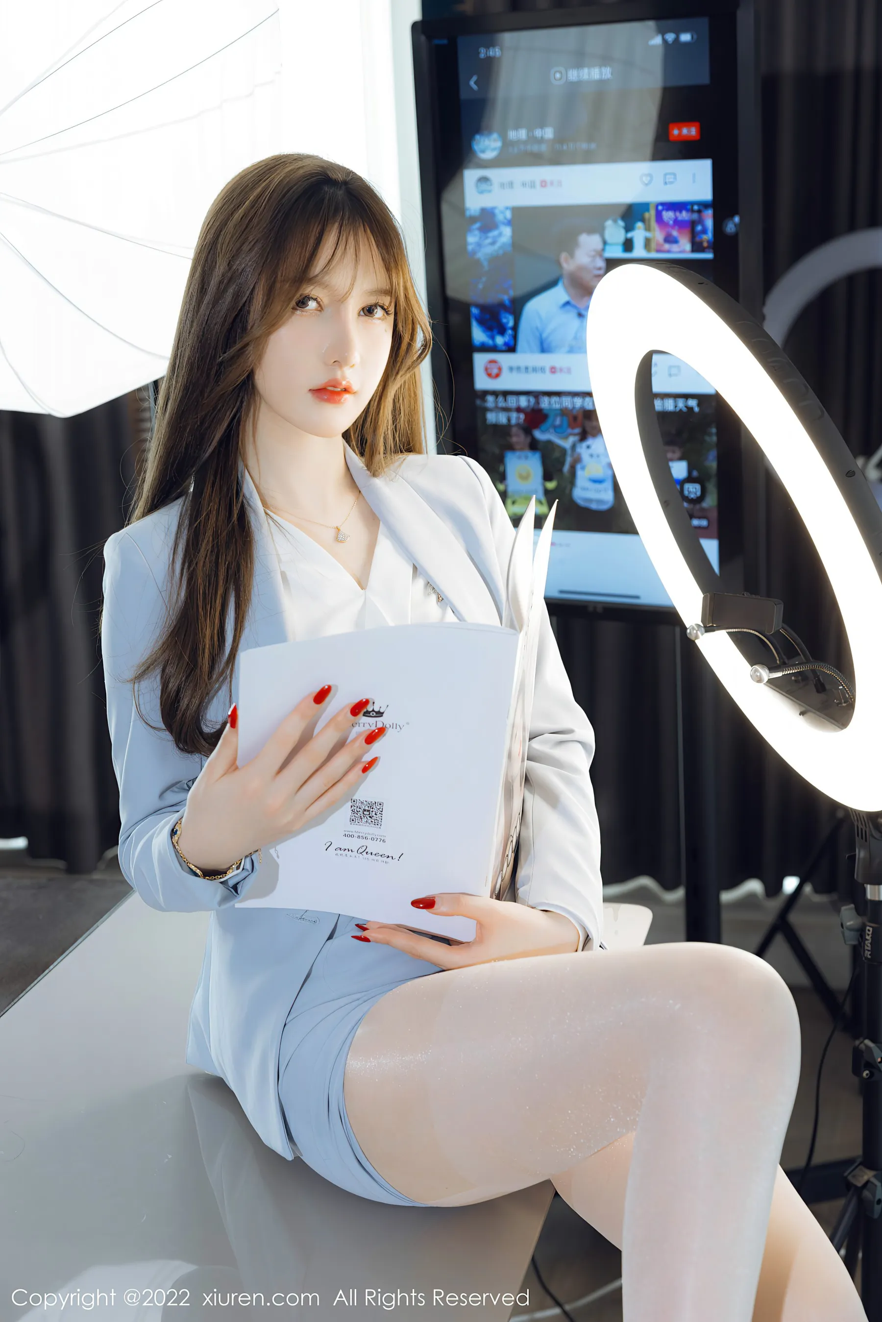  秀人网 No.4658 美桃酱 丝袜美臀