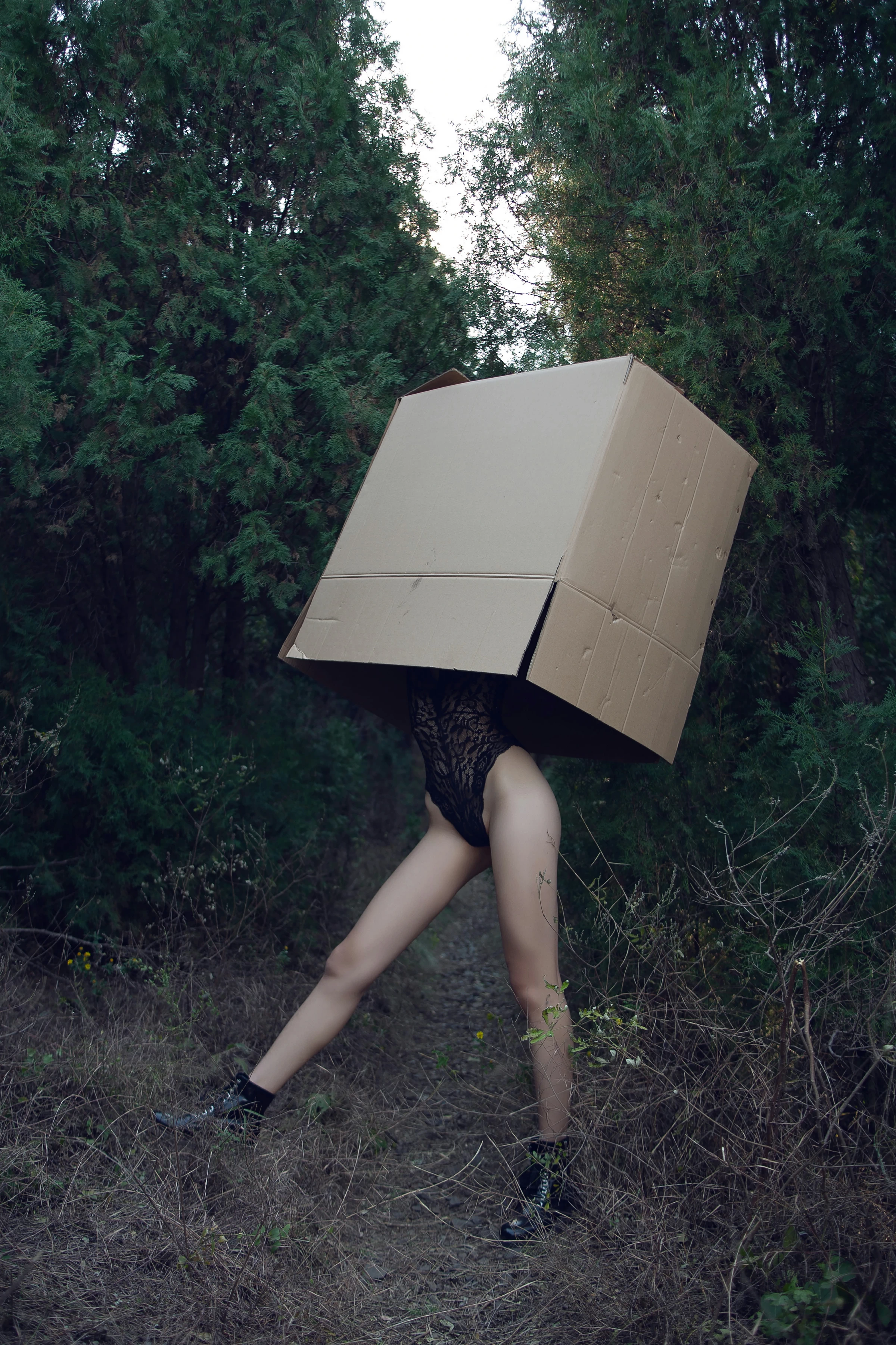 [YALAYI雅拉伊]NO.130 逃离出梦境 熏儿 黑色透视情趣连体内衣性感私房写真集第1张