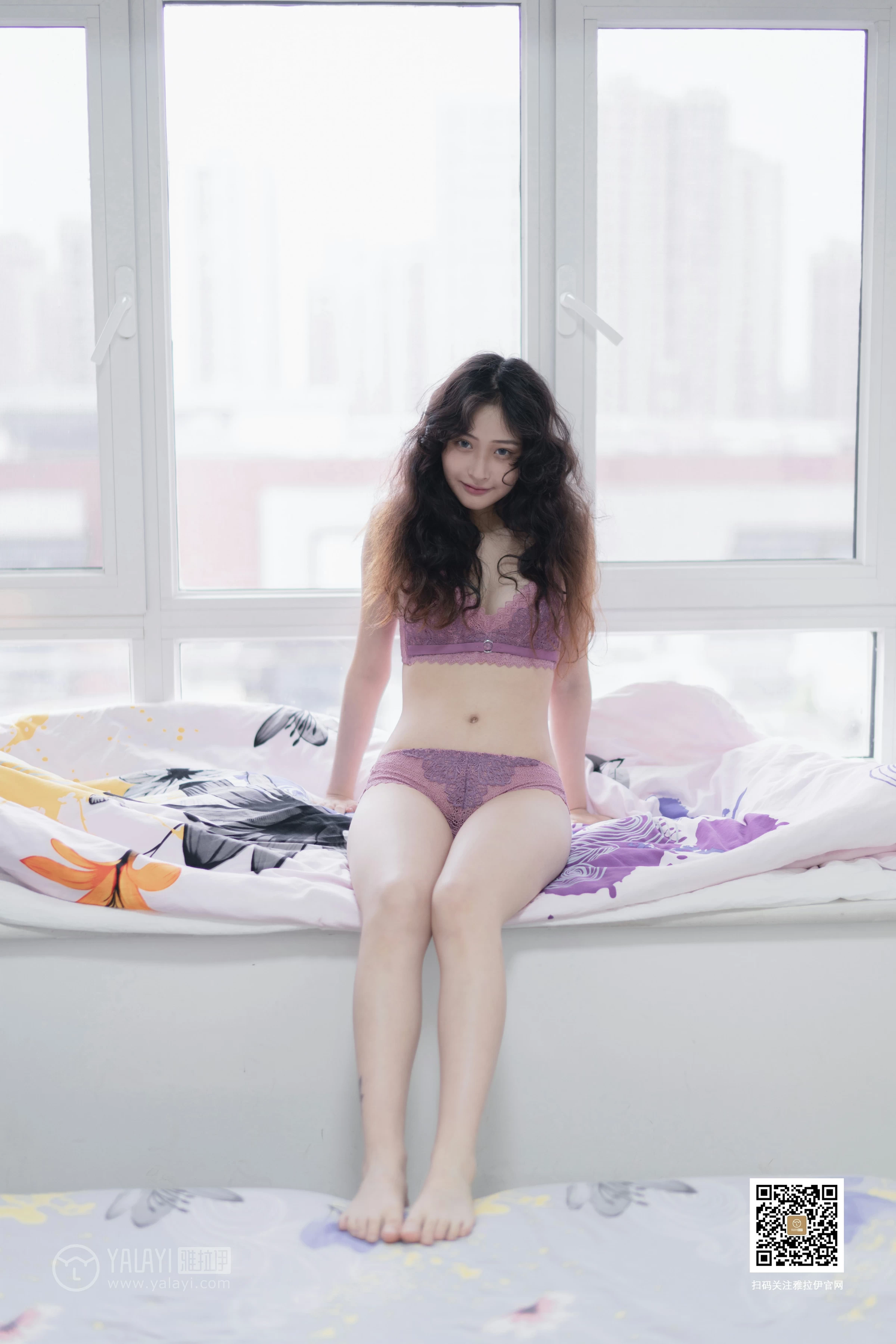 [YALAYI雅拉伊]No.379 霹雳娇娃 西子 粉色蕾丝内衣性感私房写真集第17张