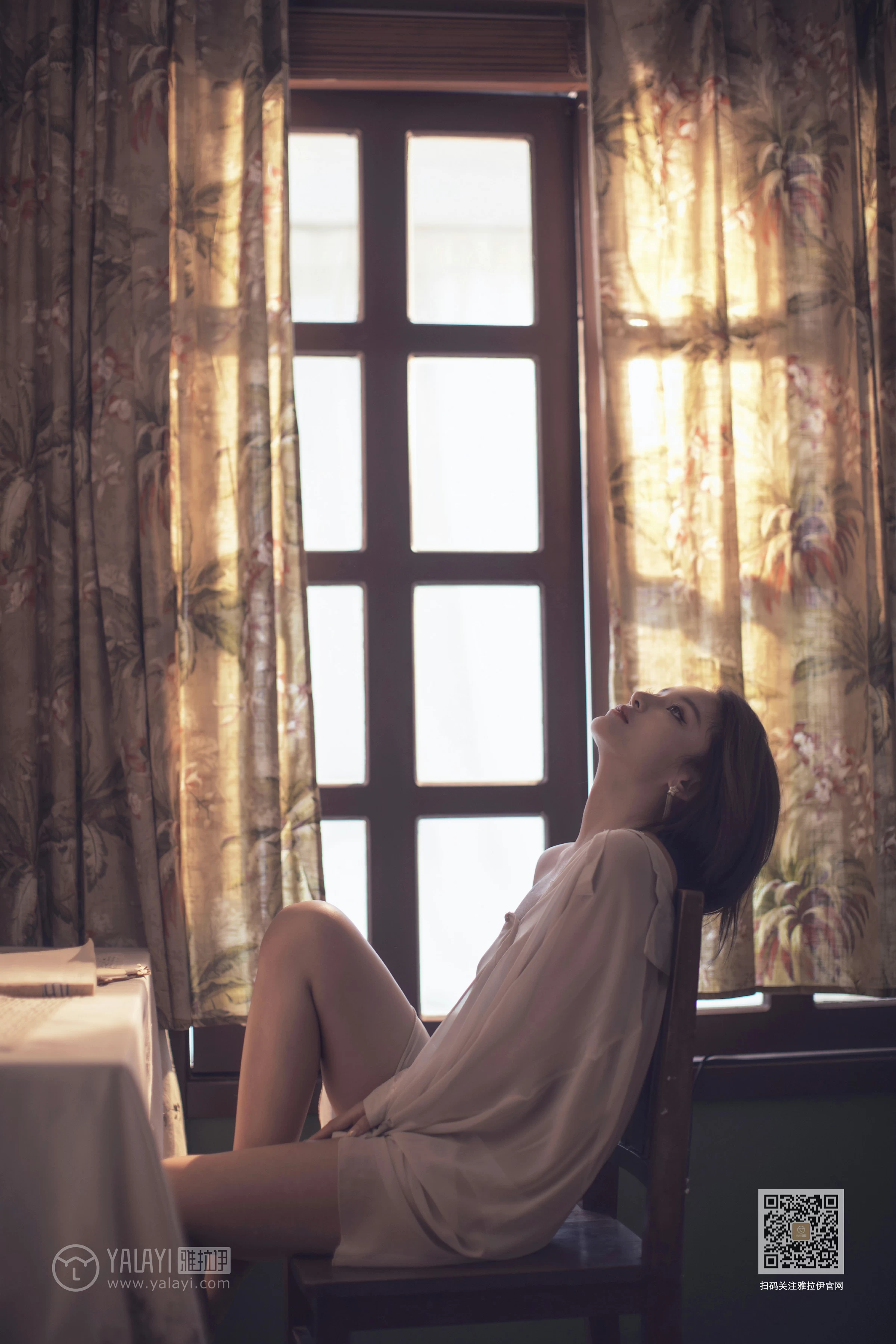 [YALAYI雅拉伊]Vol.430 意乱情迷 慧儿 白色透视衬衫居家性感私房写真集第13张