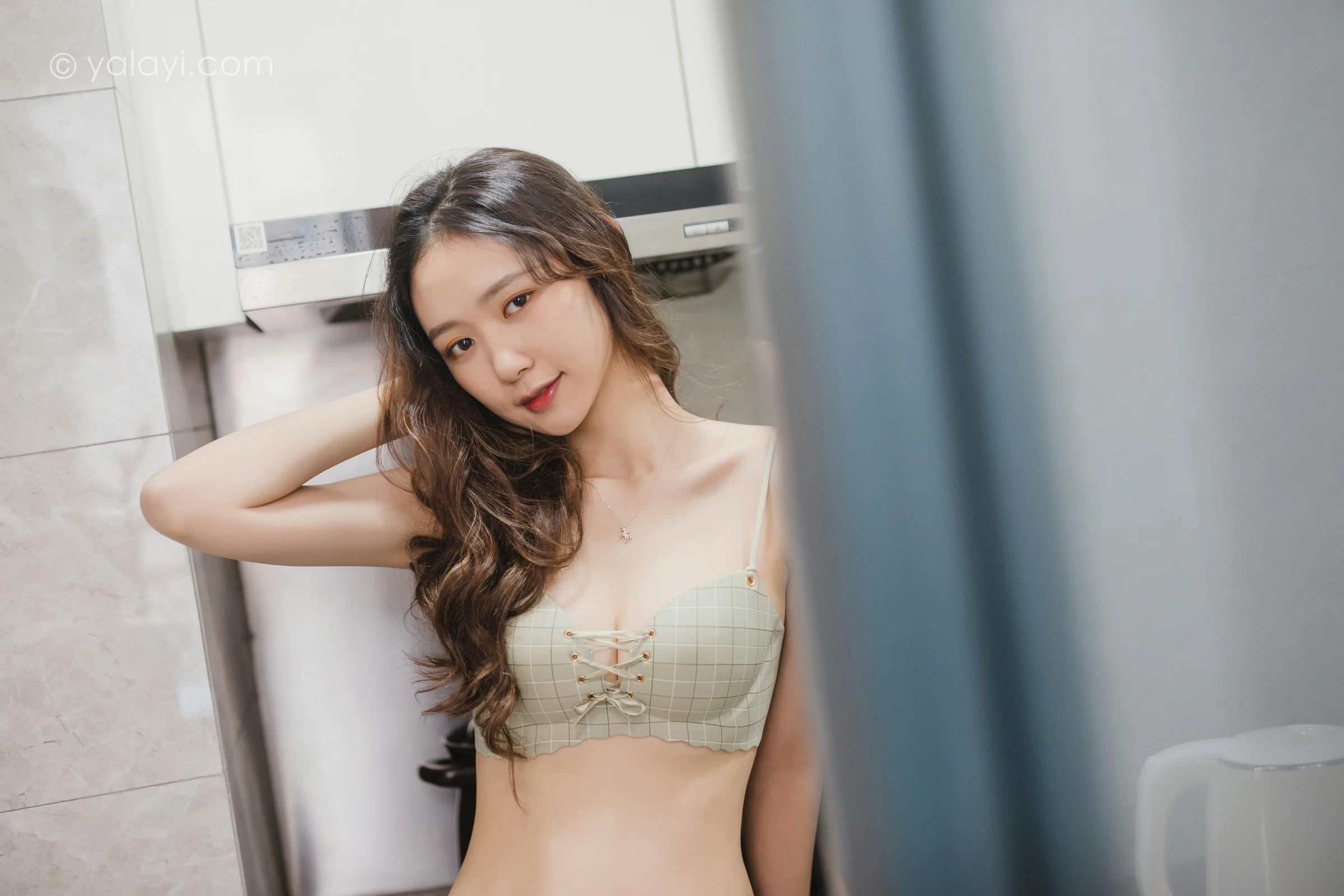 [YALAYI雅拉伊]NO.659 《一起的日子》 晓琳 灰色内衣居家性感私房写真集第6张
