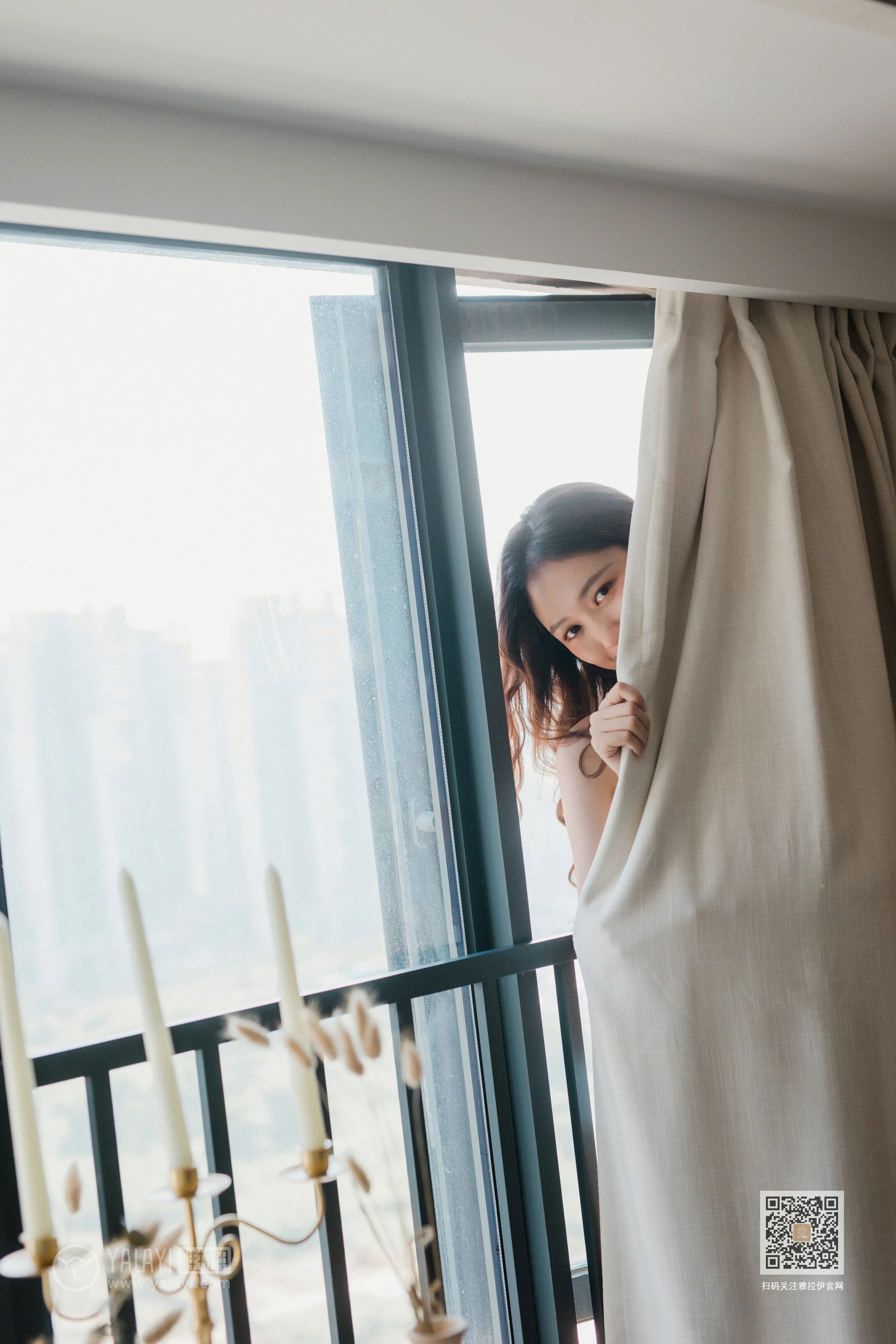 [YALAYI雅拉伊]Vol.467 专属下午茶 晓琳 白色蕾丝内衣性感私房写真集第14张