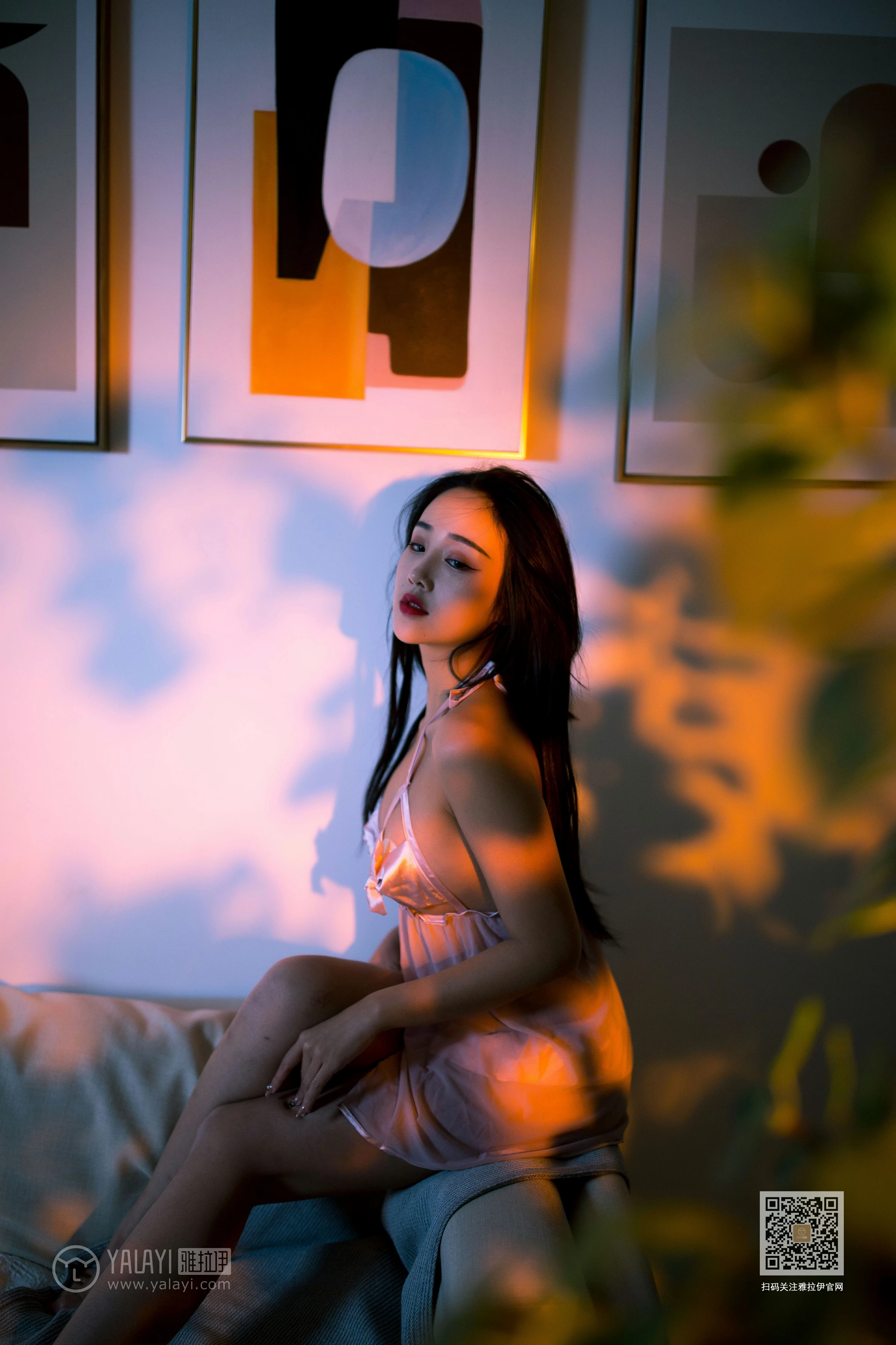 [YALAYI雅拉伊]Vol.535 热浪 优优 粉色透视情趣内衣性感私房写真集第10张