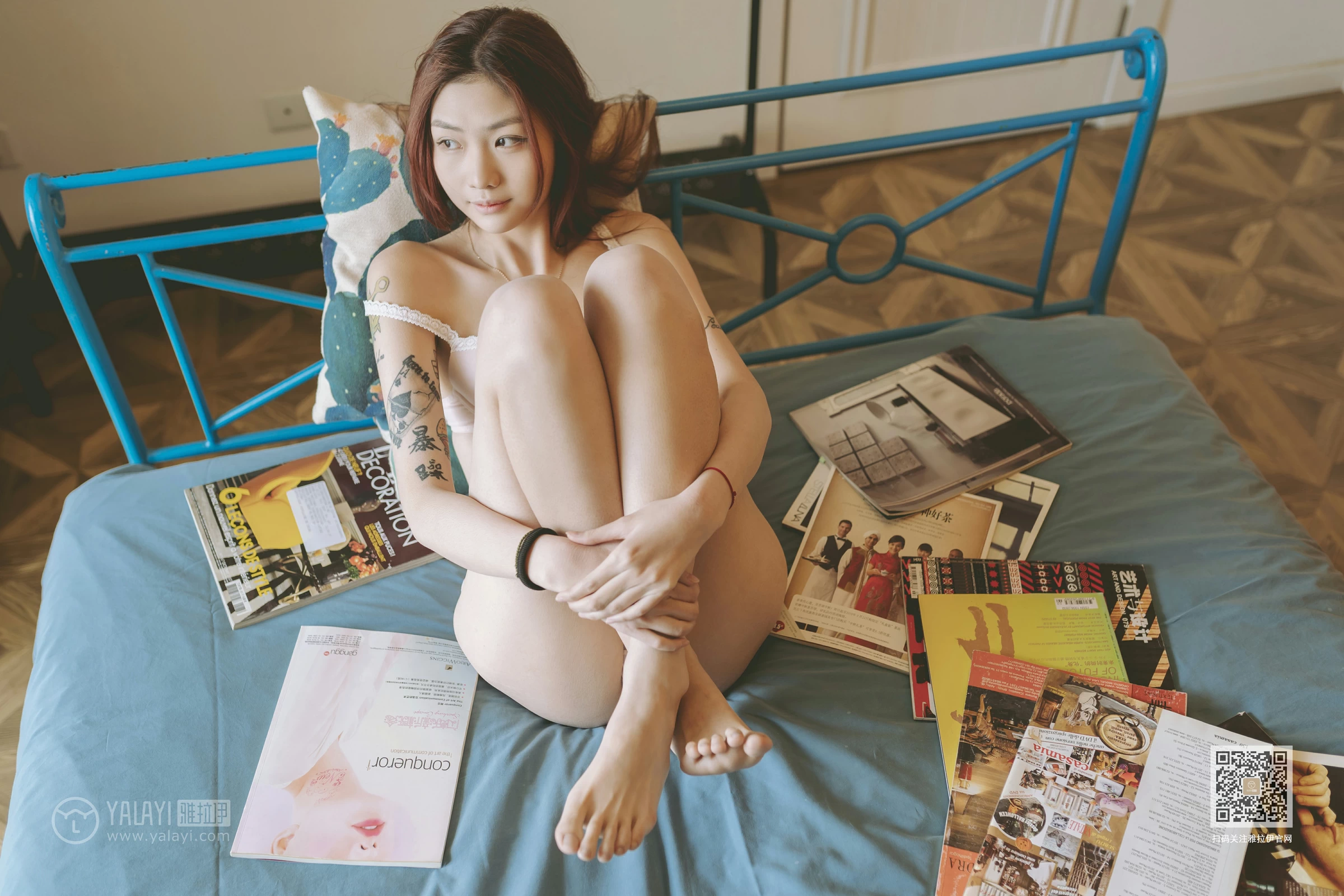 [YALAYI雅拉伊]NO.620 《你还要生气吗(2)》 鸭鸭 粉色内衣加内裤性感私房写真集第9张