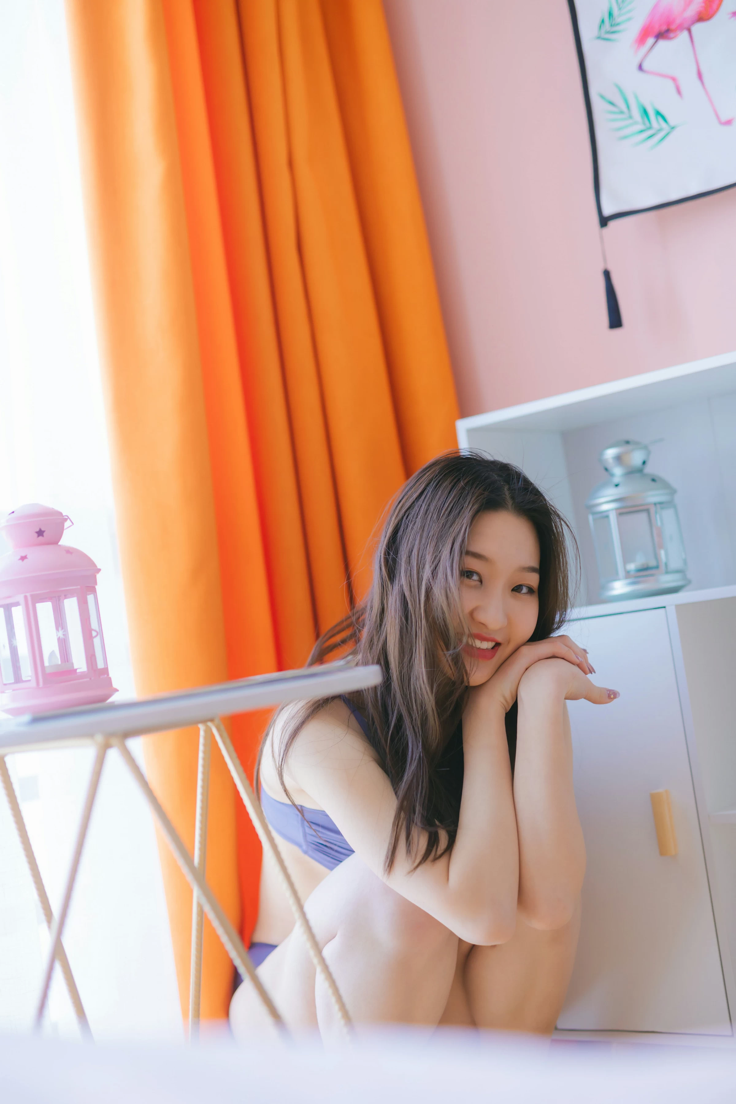 [YALAYI雅拉伊]NO.624 《潇洒少女》 明月 蓝色性感内衣私房写真集第7张