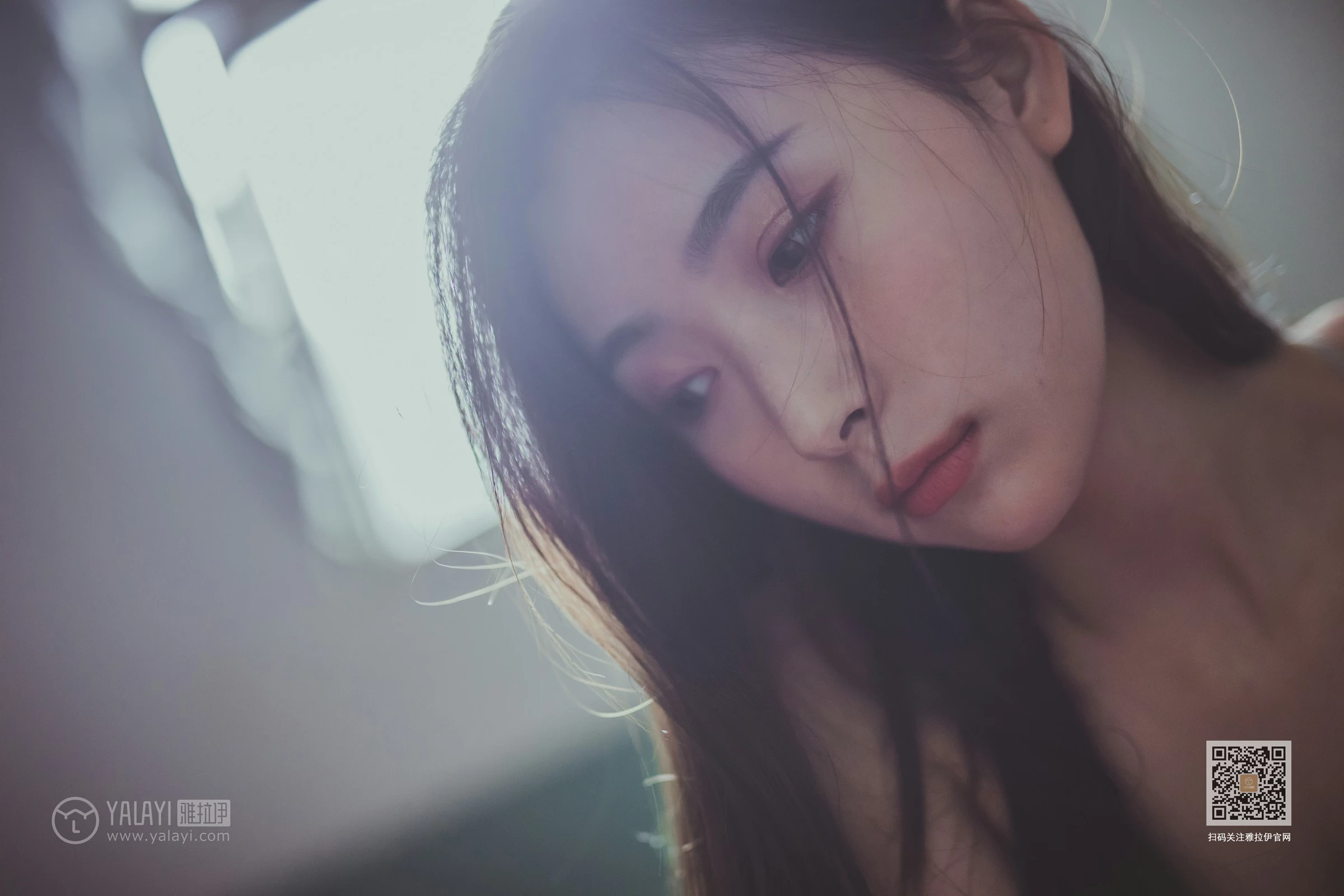 [YALAYI雅拉伊]NO.626 《满眼是你》 海棠 米色性感内衣居家私房写真集第10张