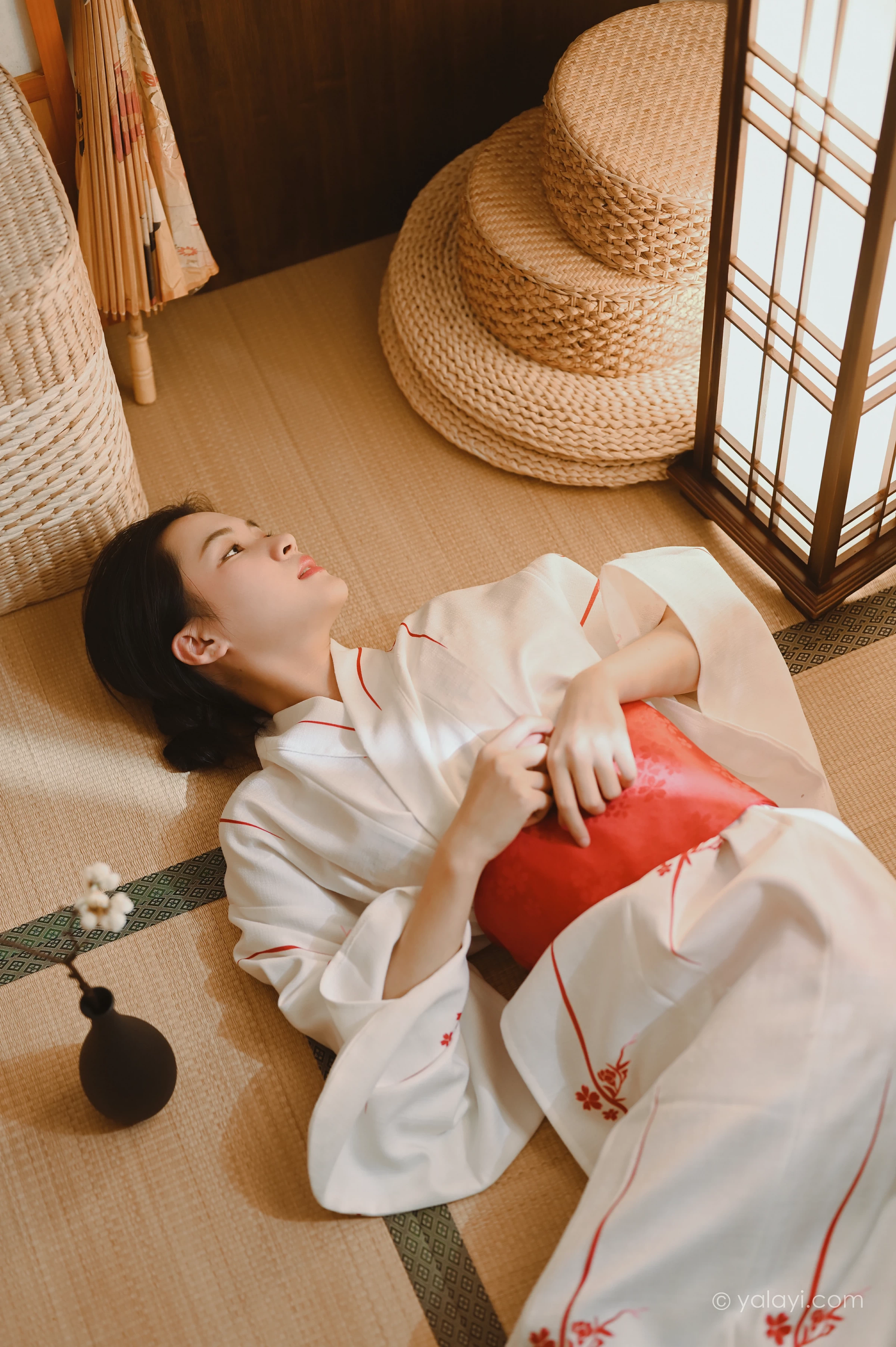 [YALAYI雅拉伊]NO.734 《和敬清寂》 方岚 白色和服性感私房写真集第11张