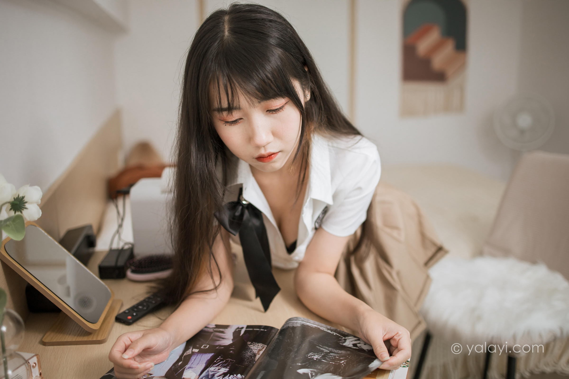 [YALAYI雅拉伊]2022.02.28 美丽多姿 弈思 日本高中女生制服性感私房写真集第10张