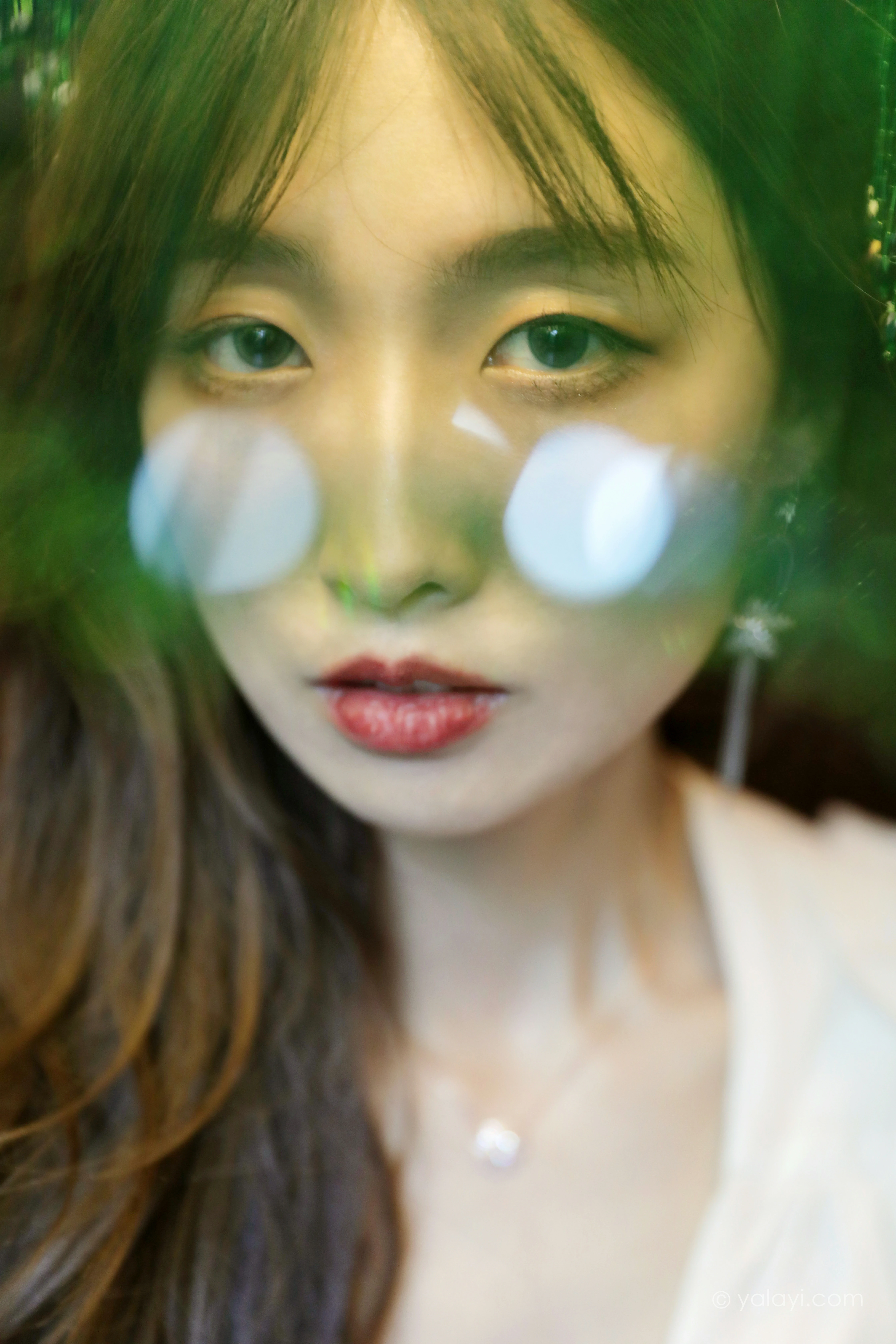 [YALAYI雅拉伊]NO.816 只剩下钢琴 佳佳 黄色连衣裙居家复古写真集第7张