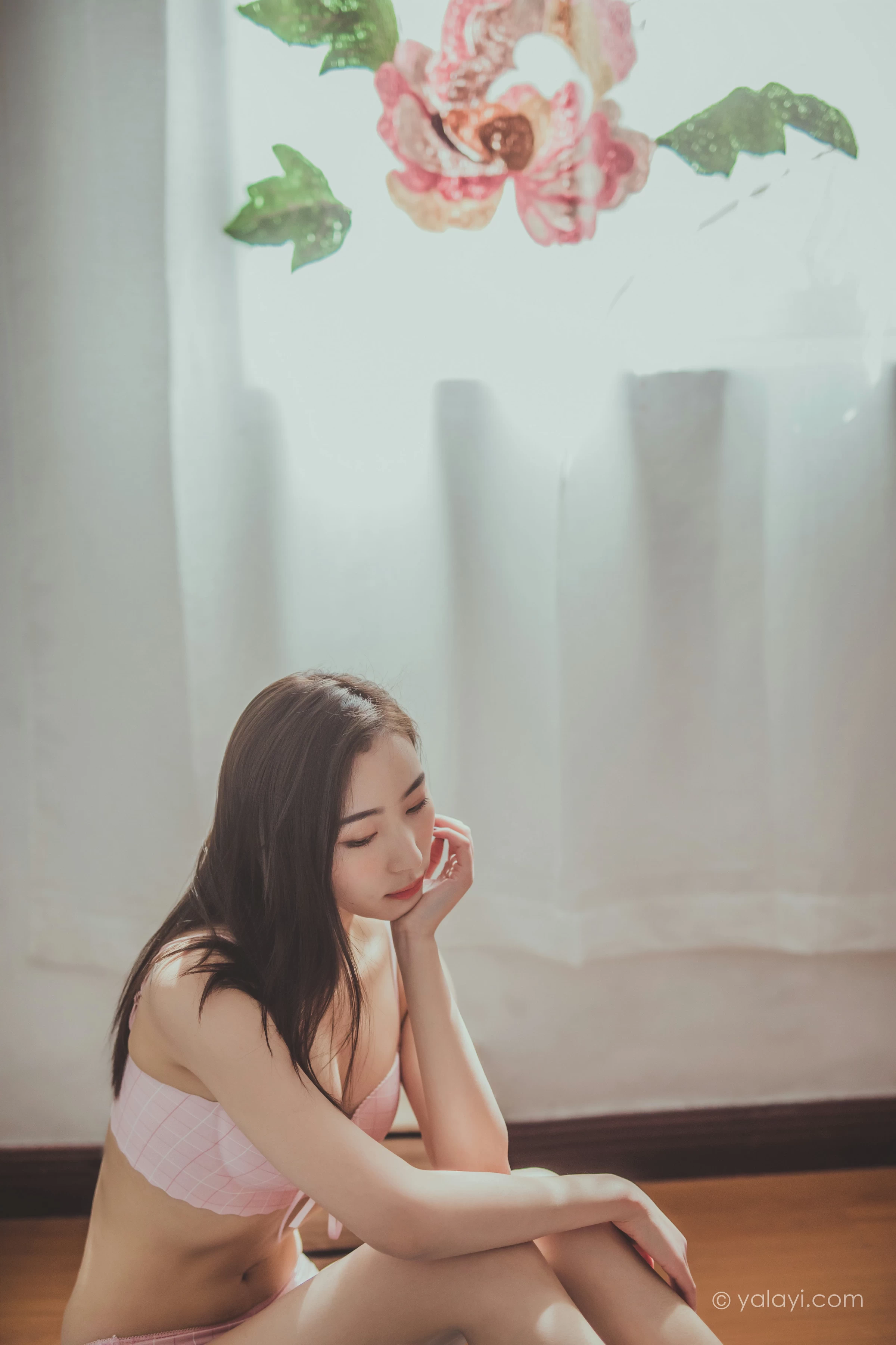 [YALAYI雅拉伊]NO.664 《相濡以沫》 海棠 粉色内衣性感私房写真集第4张