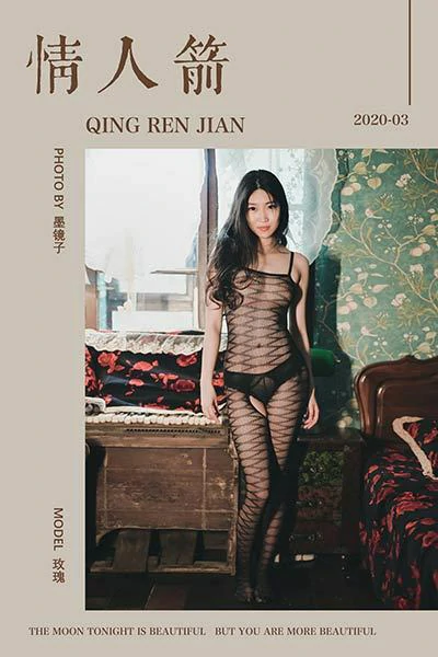 [YALAYI雅拉伊]Vol.578 情人箭 玫瑰 黑色透视情趣渔网衣性感私房写真集