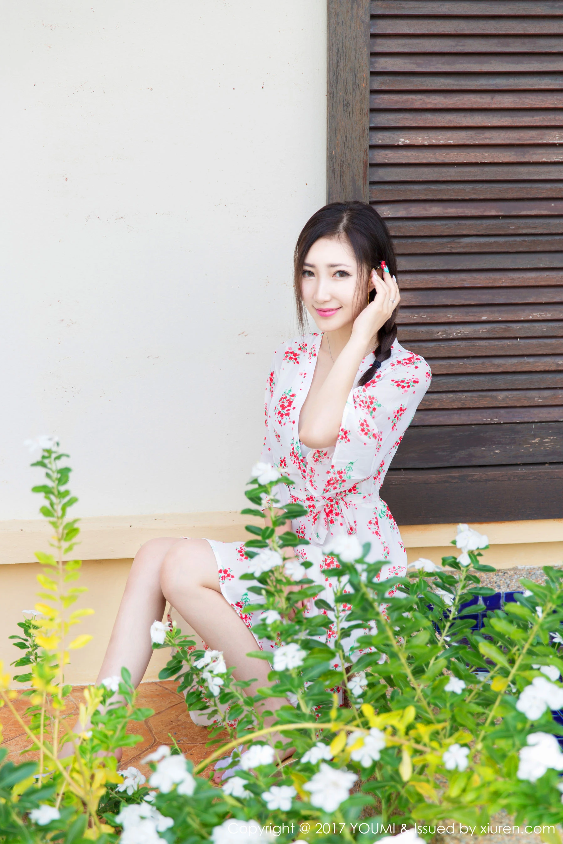  Yumi-尤美《伫立在海边的唯美仙子》 尤蜜荟YouMi Vol.030第10张