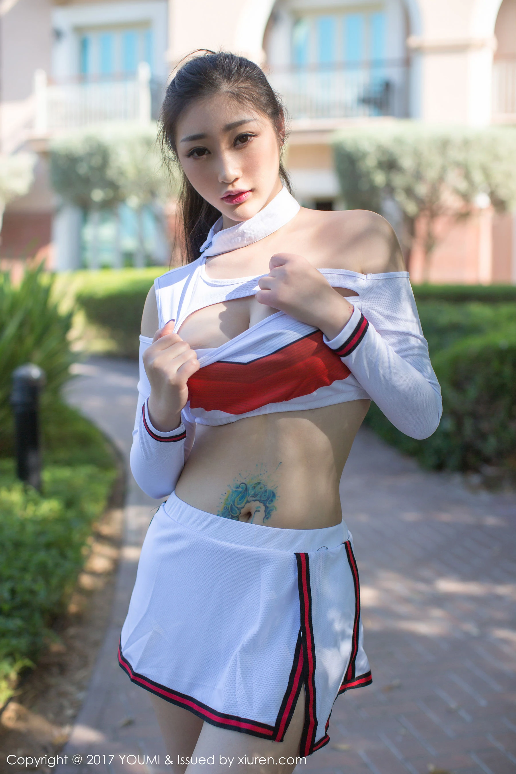  妲己_Toxic《制服+真空金属链》 尤蜜荟 VOL.090第4张