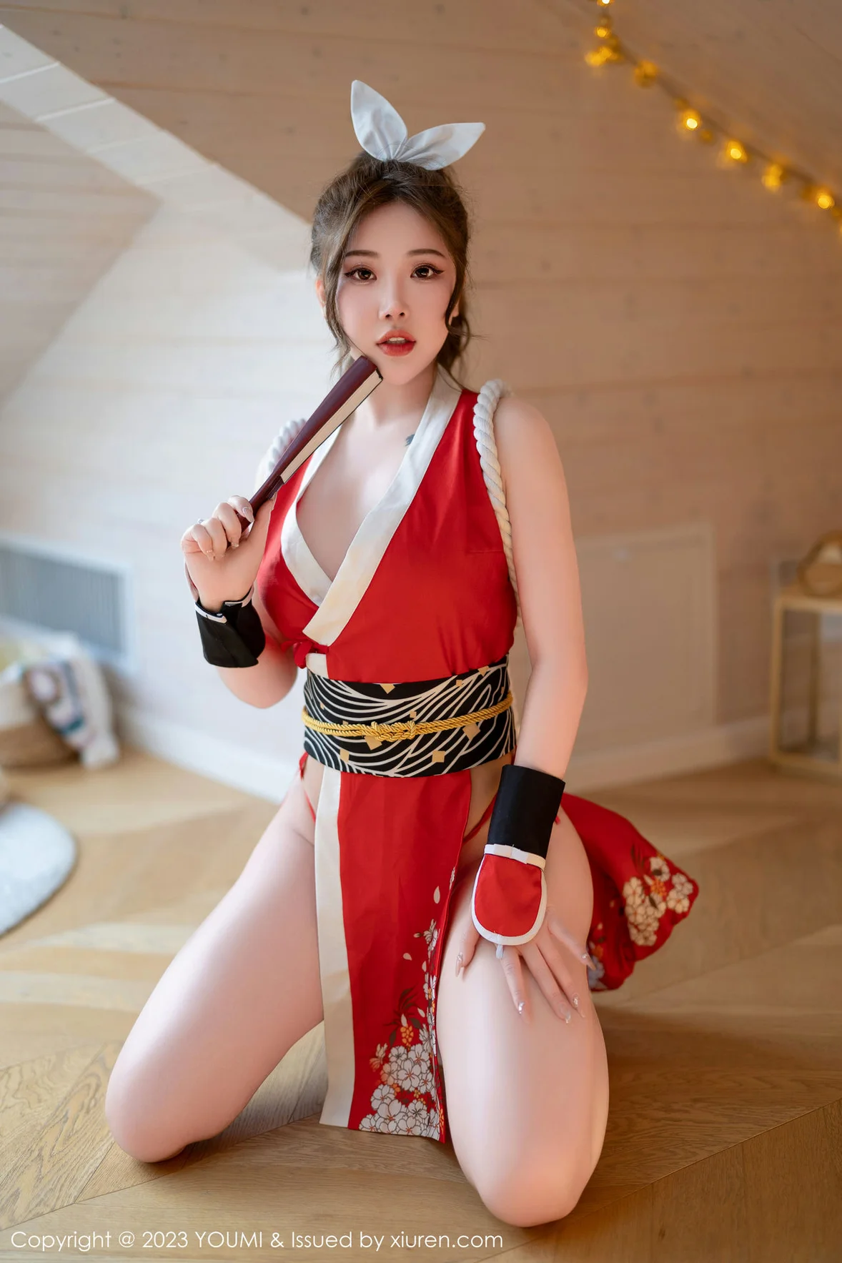  YOUMI 尤蜜荟 Vol.962 小海臀Rena 不知火舞cosplay性感写真 [71P]第1张