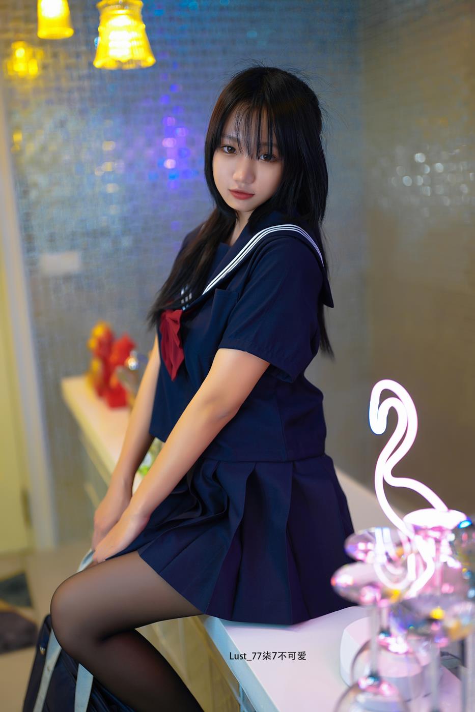 人气Coser@柒柒要乖哦 反差JK少女 [86P]第5张