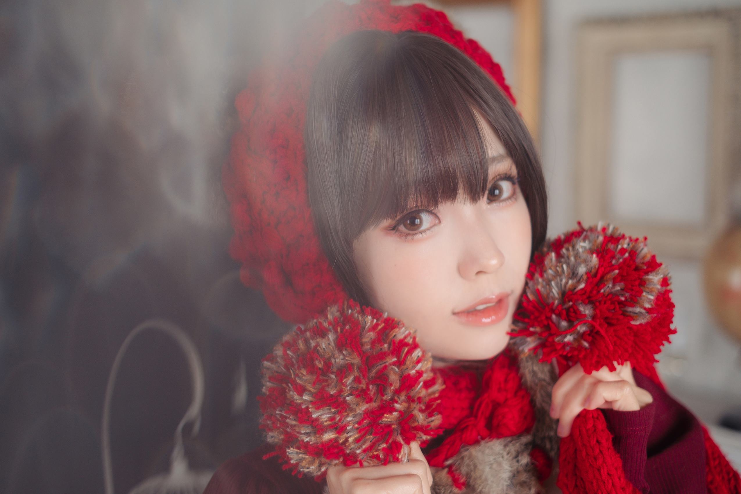 Ely_eee(ElyEE子)   红色 KNITTING[52P]第1张