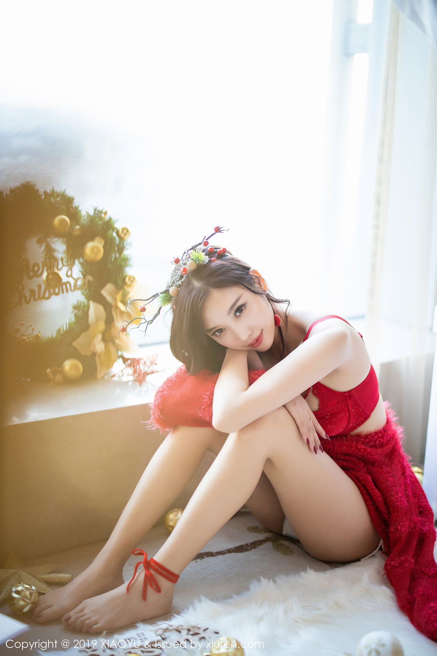 [XIAOYU语画界]YU20191224VOL0221 2019.12.24 VOL.221 圣诞姓感女郎 杨晨晨sugar[71+1P]第7张