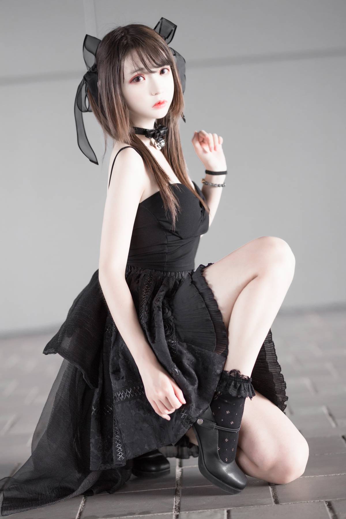 网荭Coser@疯猫ss 猫漫展黑裙[10P]第2张