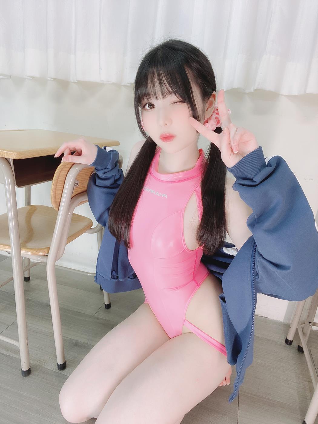 霜月shimo  Pink Swimsuit[14P]第1张