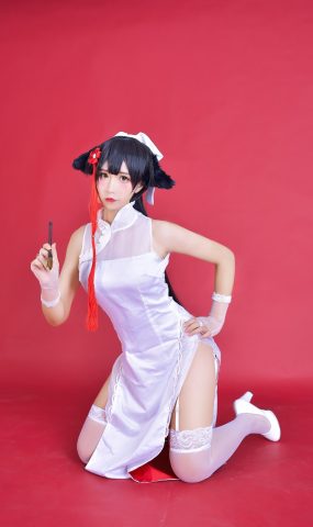 网荭Coser@九曲Jean 碧蓝航线 旗袍 在现浏览