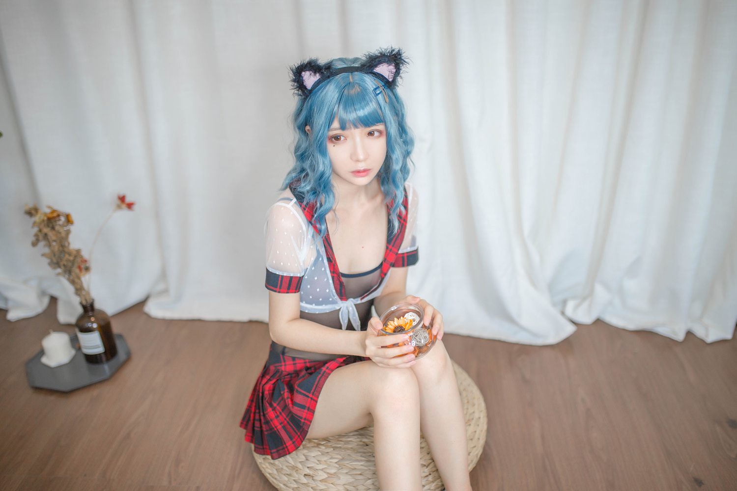 网荭Coser@疯猫ss 蓝发 在现浏览第2张