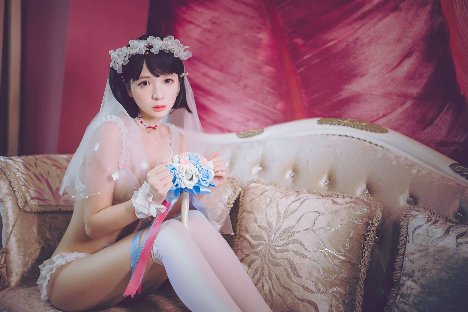 网荭Coser@疯猫ss 梦中的婚礼 在现浏览第9张