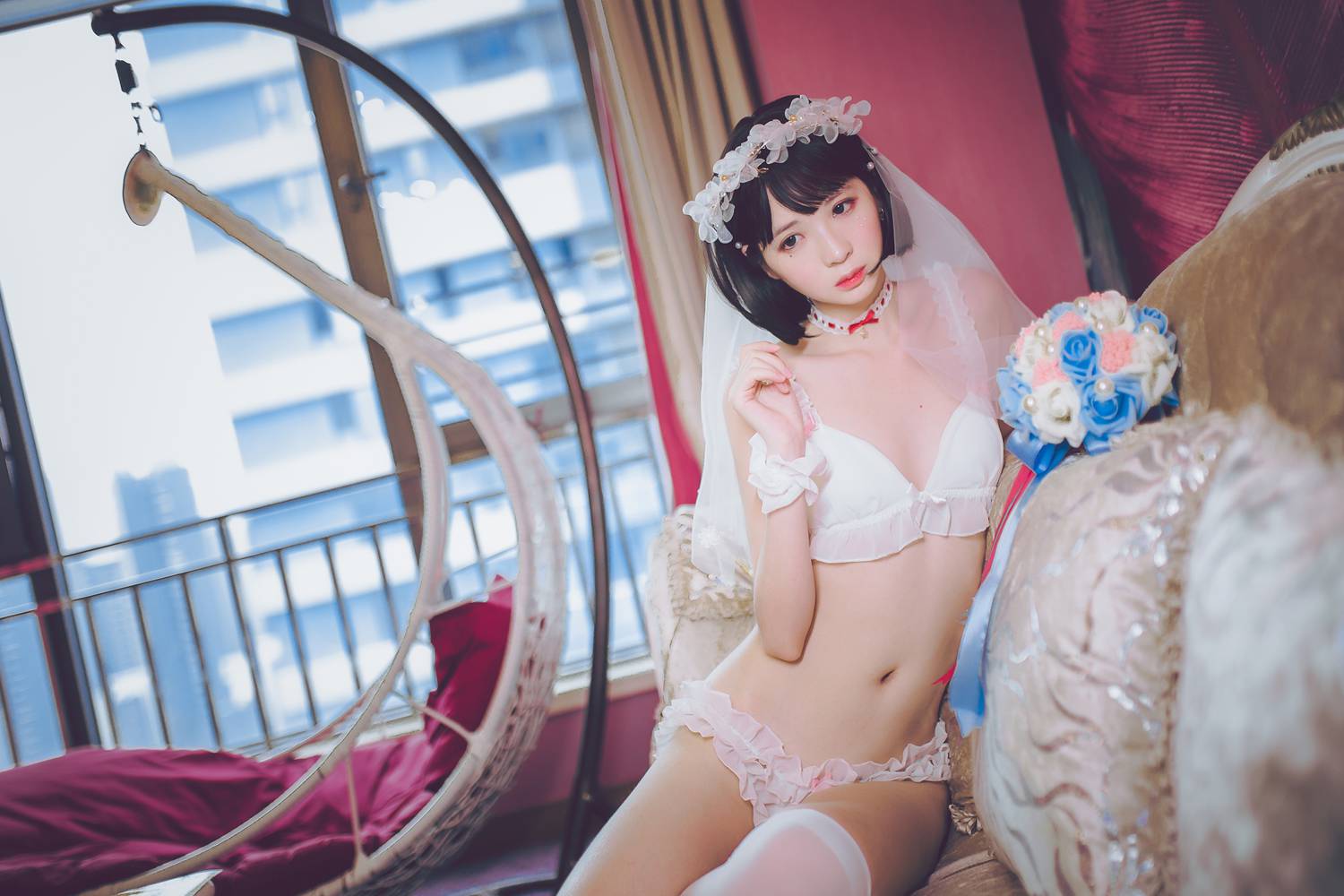 网荭Coser@疯猫ss 梦中的婚礼 在现浏览第19张