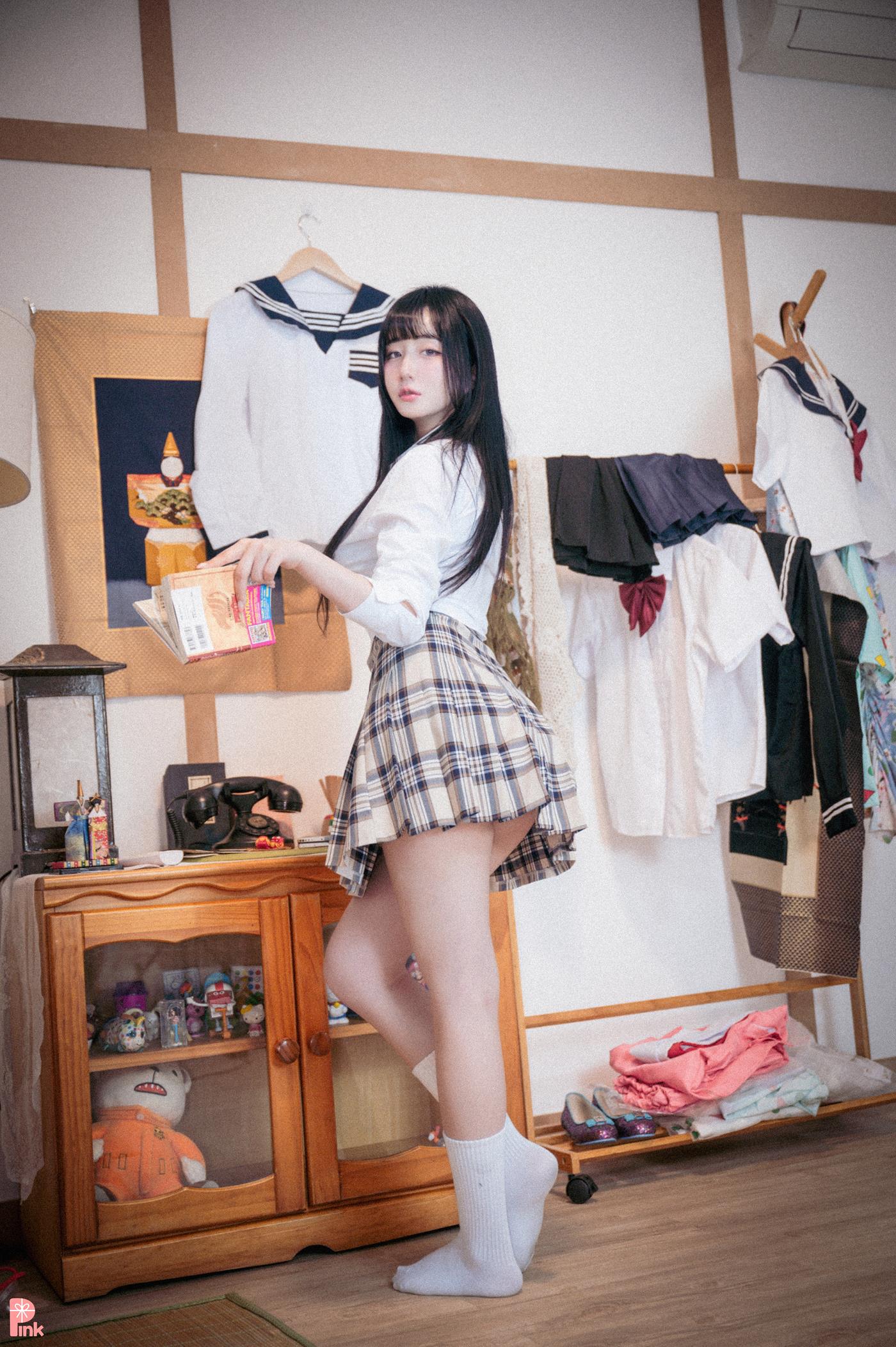 [PINK] Jina  Jina&#8217;s school uniform life[104P]第13张