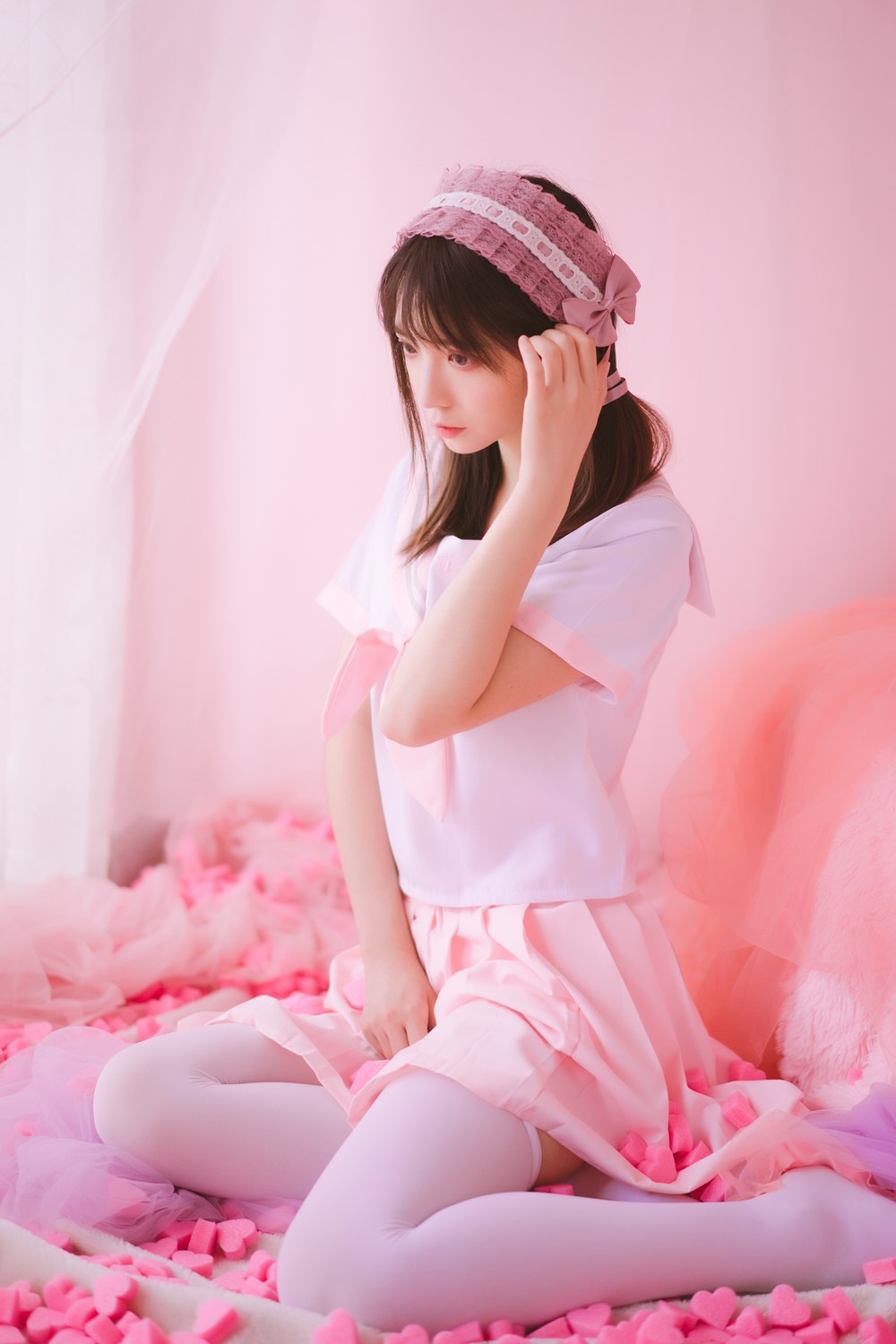 网荭Coser@疯猫ss 丝袜狂想曲(粉) 在现浏览第4张