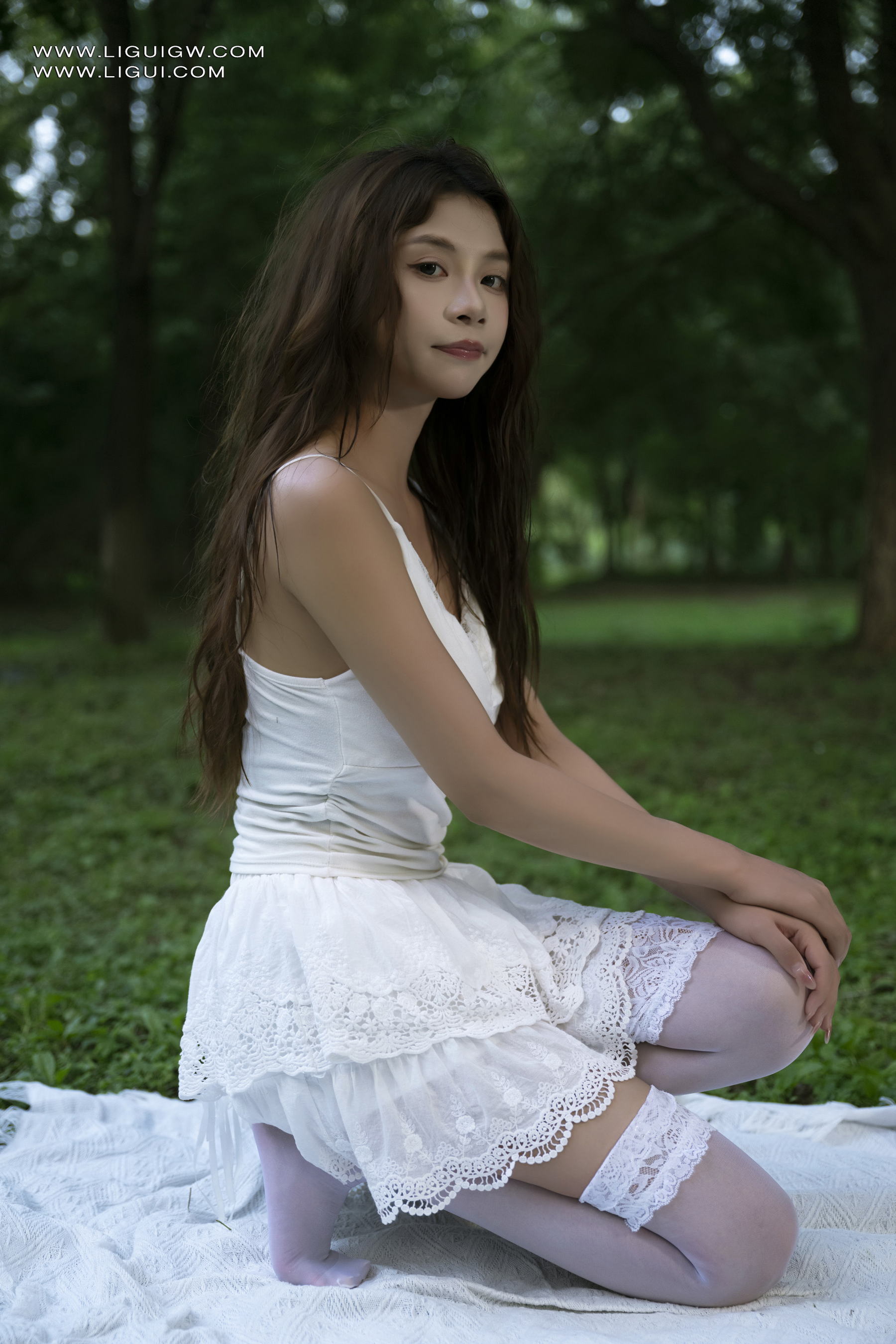 [Ligui丽柜] 2025.08.04 欲野白纱 Xiaomei第1张